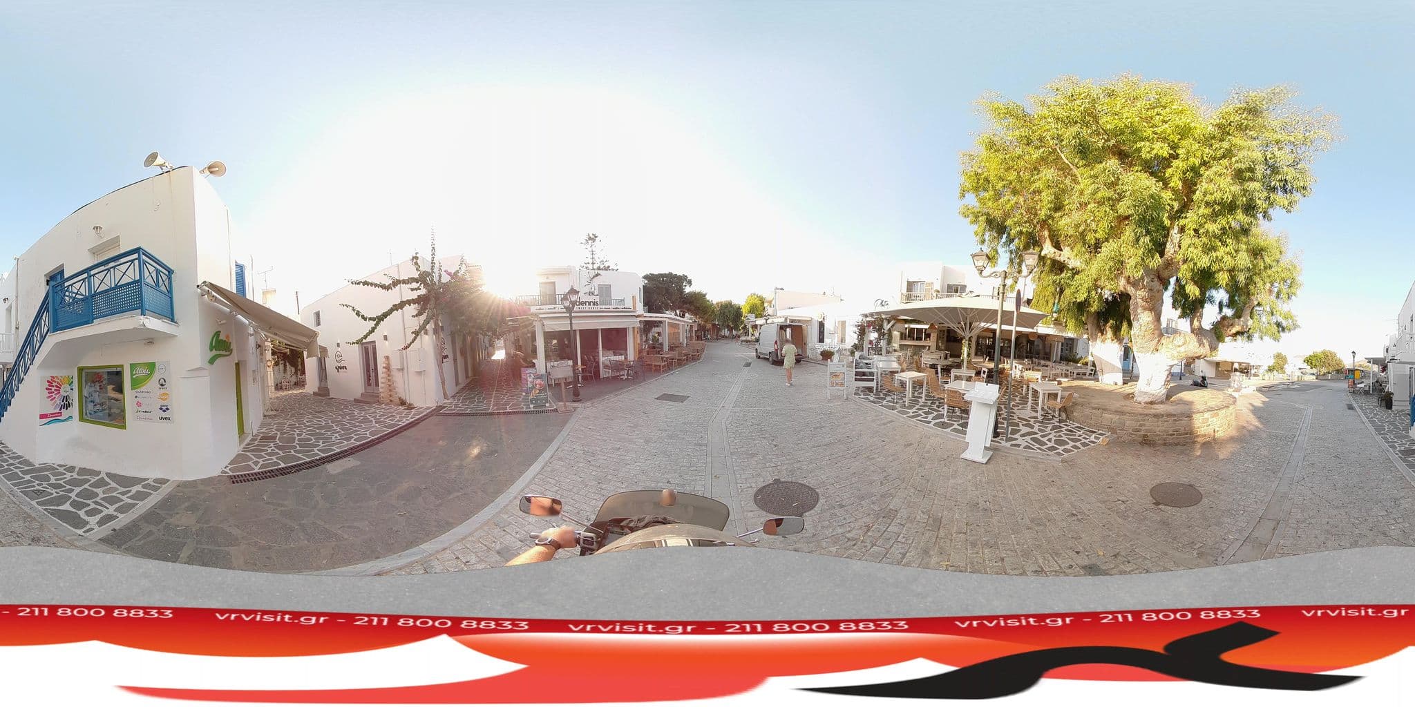 Street view near Hotel Aliprantis, Páros — © VRvisit (CC BY-SA · Mapillary)