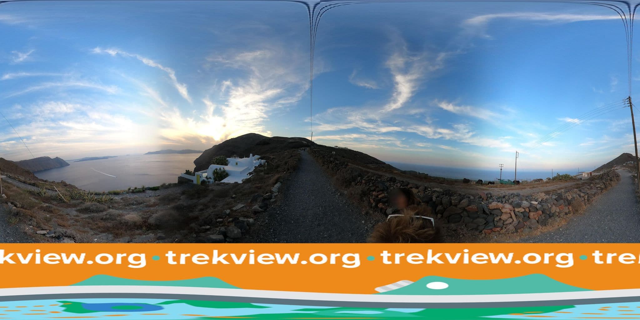 Street view near The Architect's Villas Santorini, Oía — © trekviewed (CC BY-SA · Mapillary)