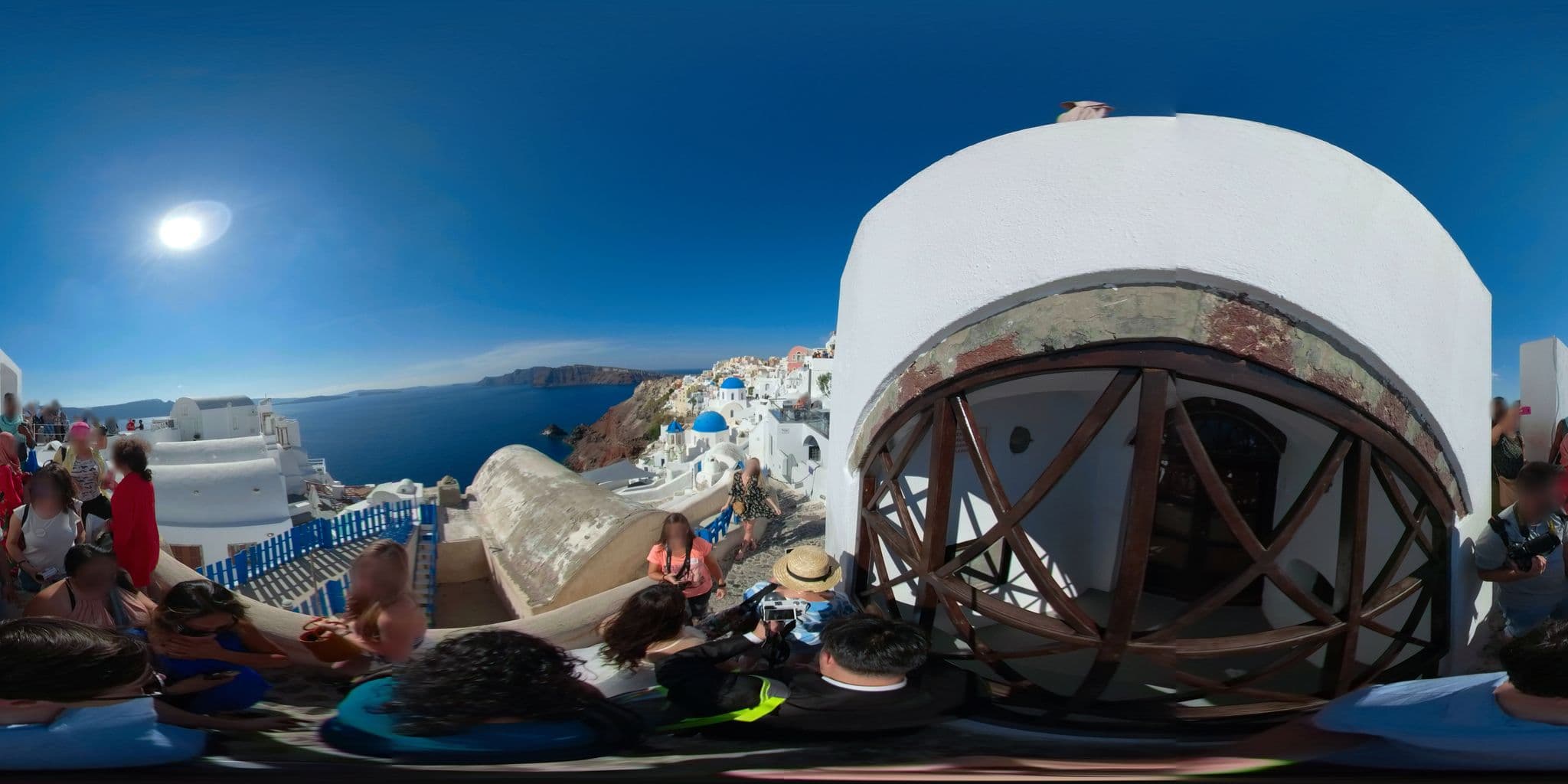 Street view near Oia White Cave, Oía — © cookry (CC BY-SA · Mapillary)