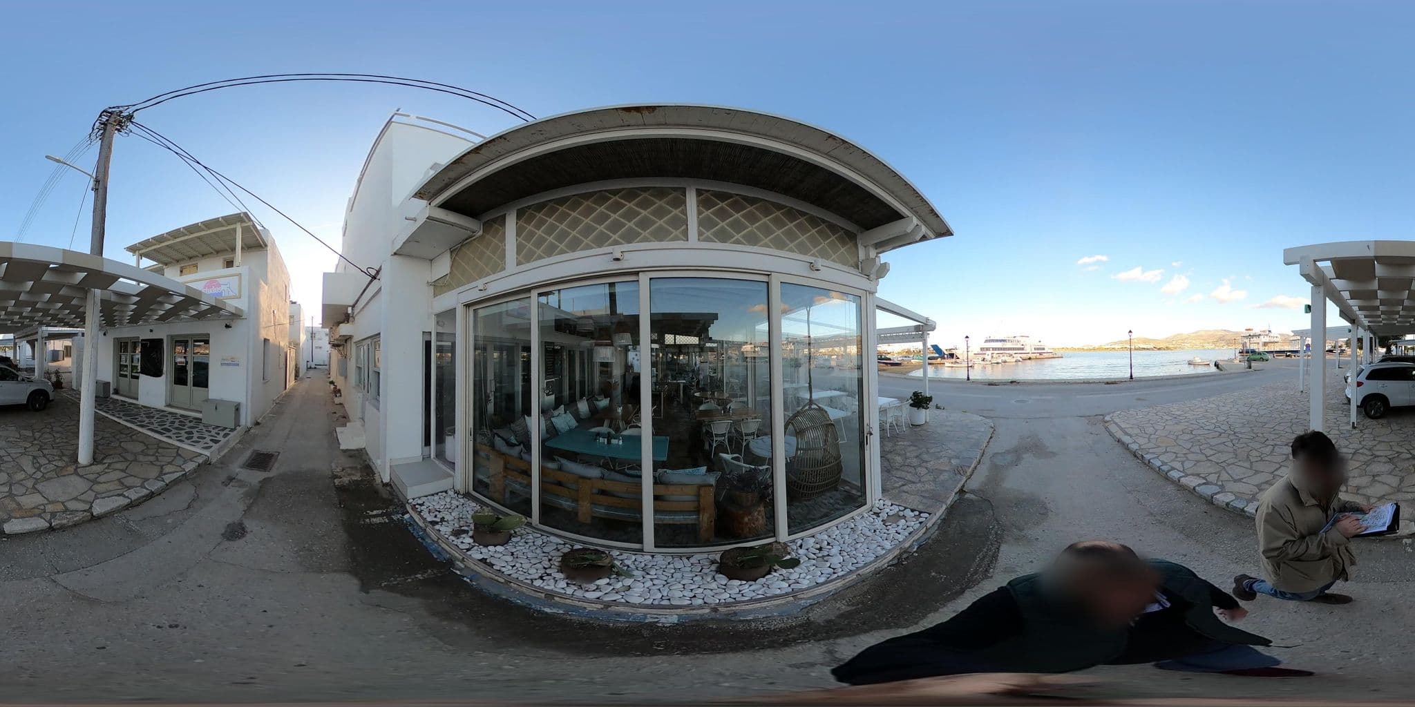 Street view near Rocco's Rooms, Páros — © RoikosSA (CC BY-SA · Mapillary)