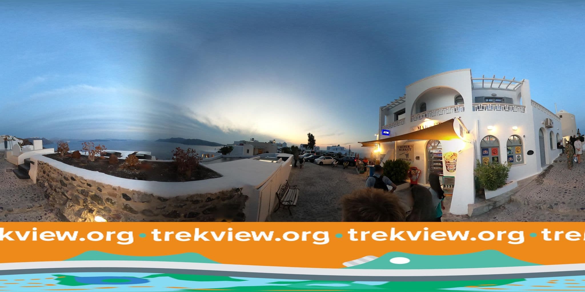 Street view near Hom Hotel, Oía — © trekviewed (CC BY-SA · Mapillary)