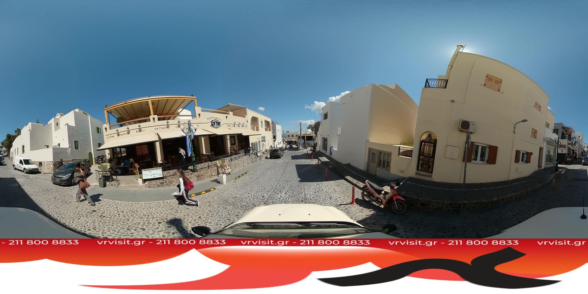 Street view near City Break, Firá — © VRvisit (CC BY-SA · Mapillary)