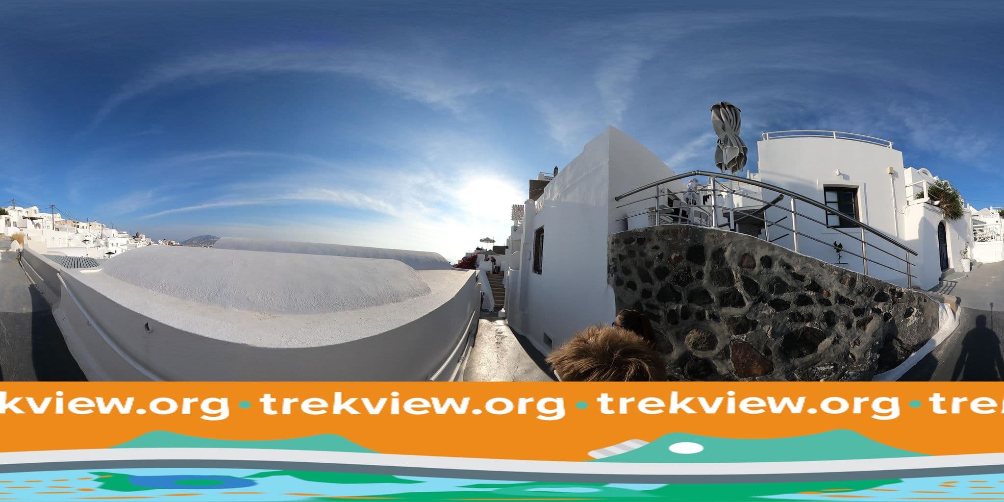 Street view near Aqua Luxury Suites, Firá — © trekviewed (CC BY-SA · Mapillary)