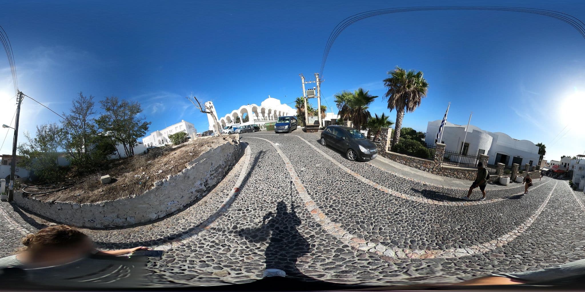 Street view near Holiday Beach Resort, Firá — © efikour (CC BY-SA · Mapillary)
