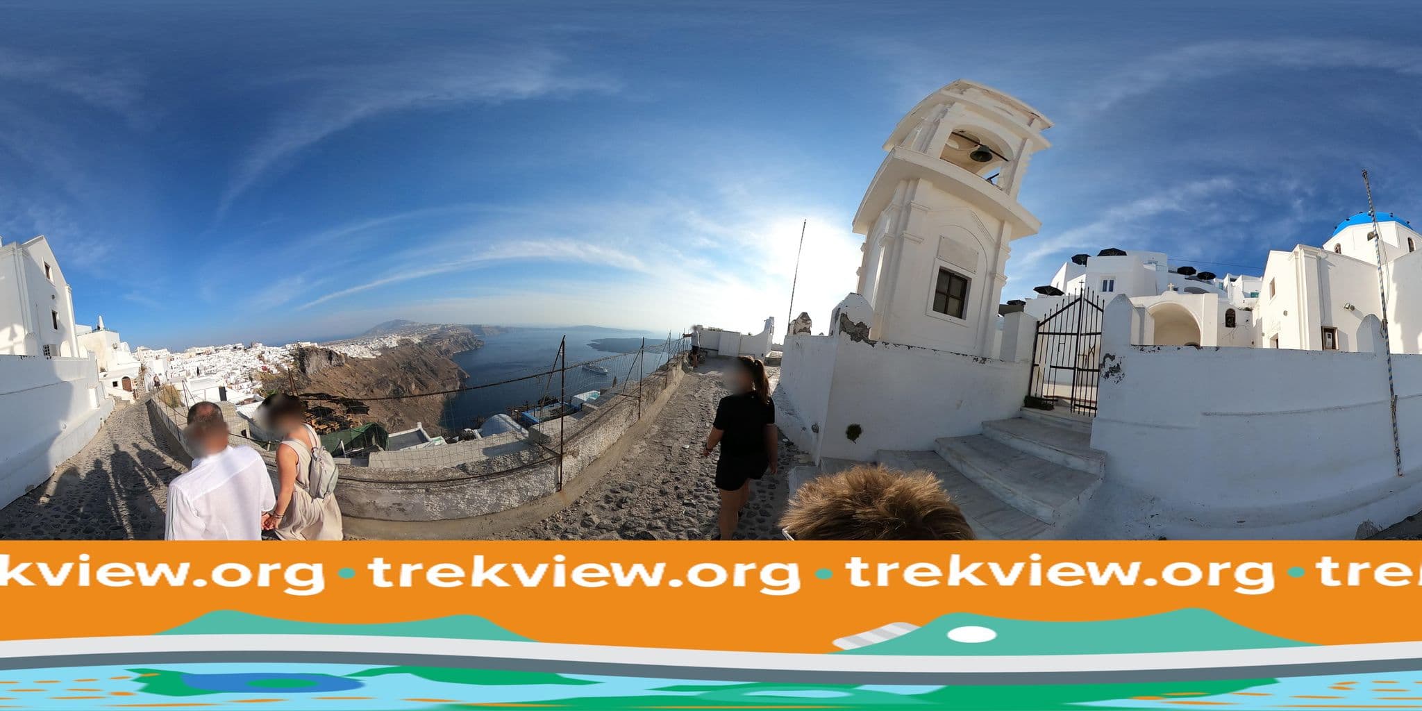 Street view near Altana Traditional Houses & Suites, Firá — © trekviewed (CC BY-SA · Mapillary)
