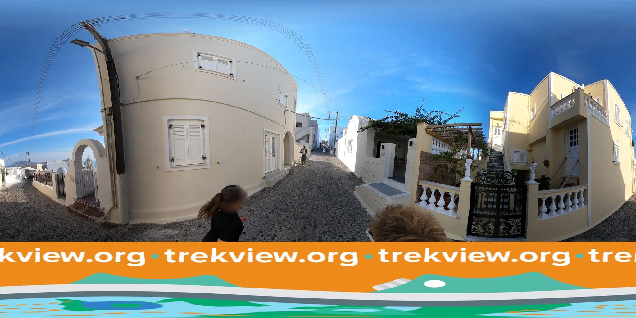 Street view near Villa Ilias, Firá — © trekviewed (CC BY-SA · Mapillary)