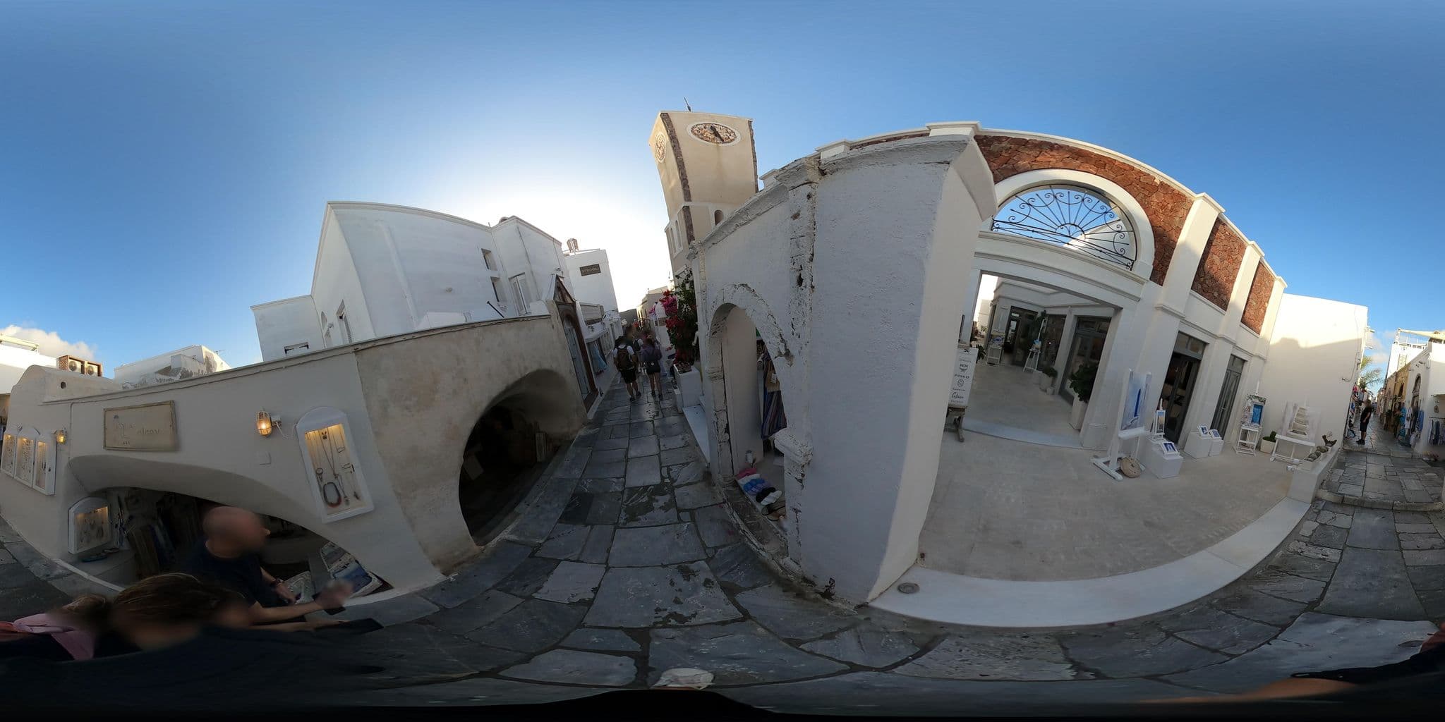 Street view near Casa Francesca, Oía — © efikour (CC BY-SA · Mapillary)