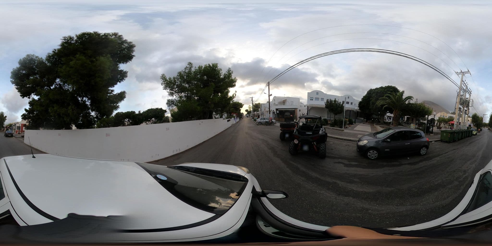Street view near Radisson Blu Zaffron Resort, Santorini, Emporeío — © efikour (CC BY-SA · Mapillary)