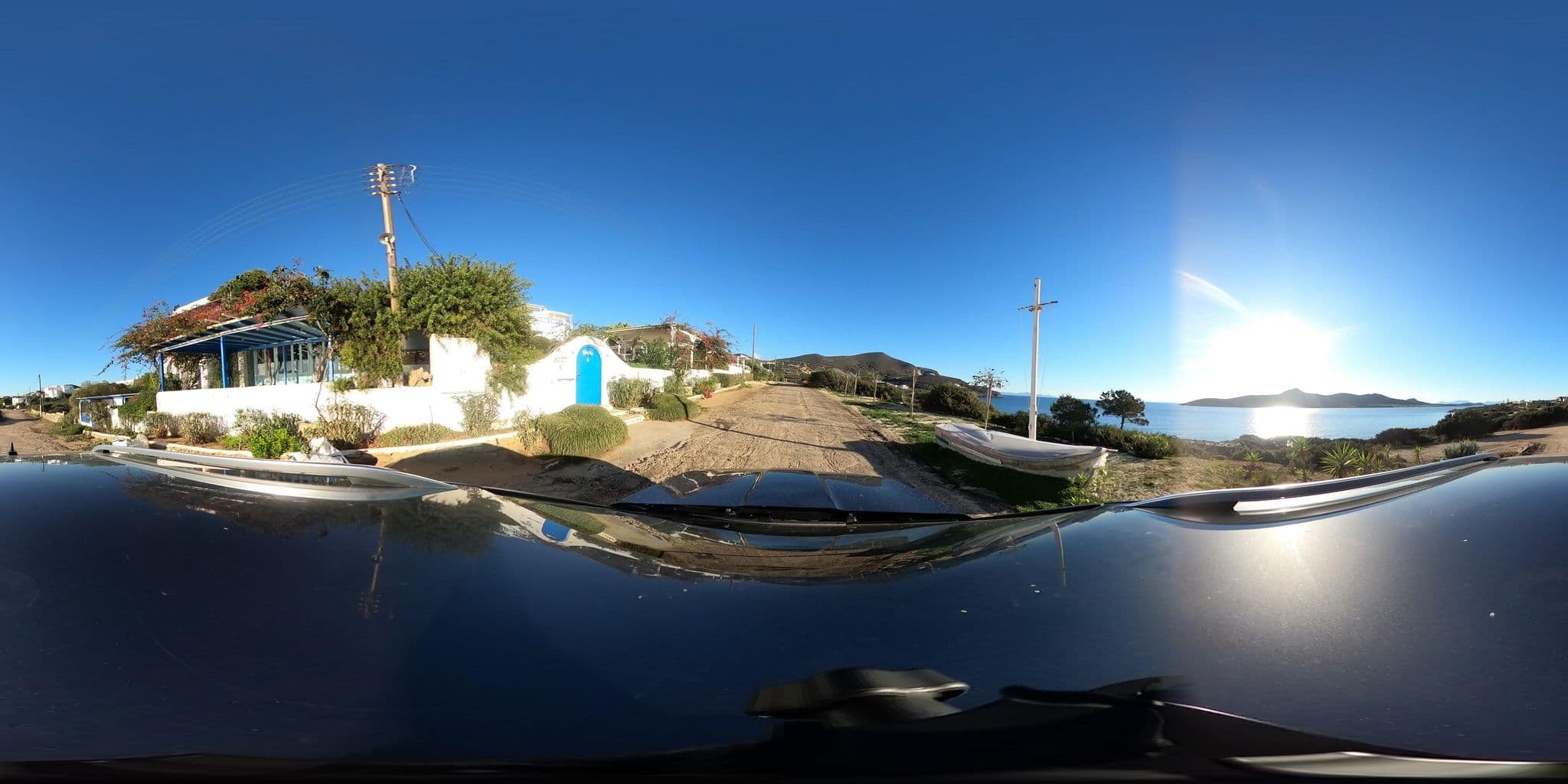 Street view near Dolphin Hotel, Páros — © RoikosSA (CC BY-SA · Mapillary)