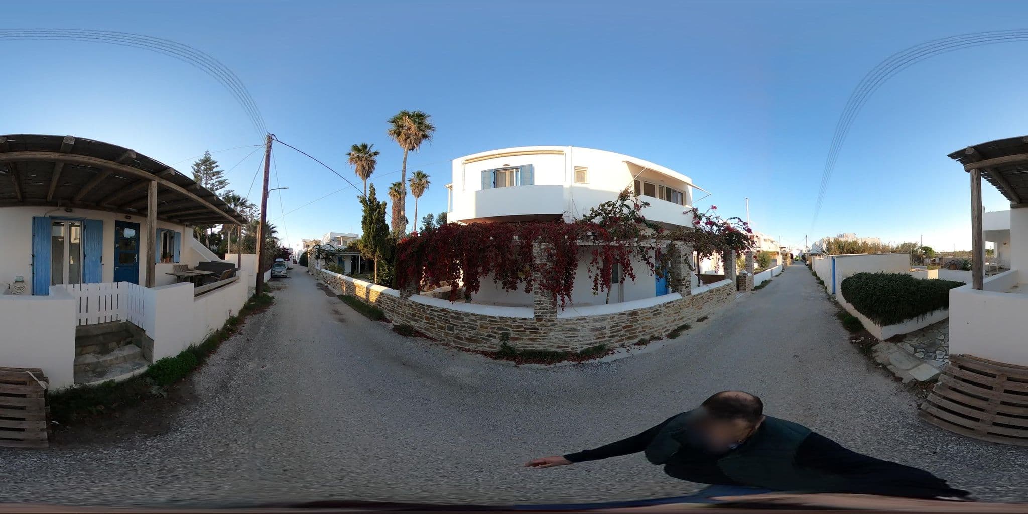 Street view near Kyklades Rooms, Páros — © RoikosSA (CC BY-SA · Mapillary)