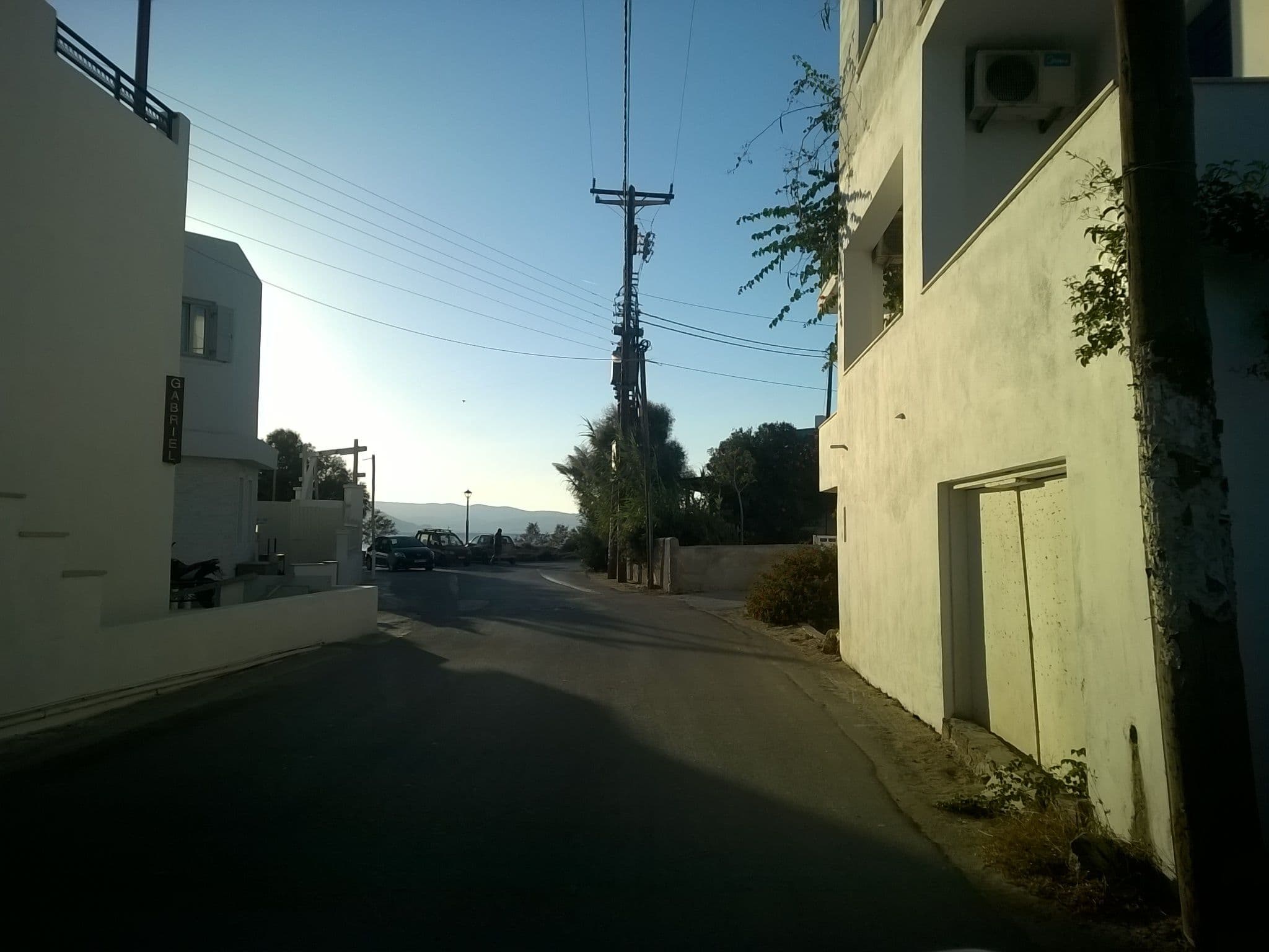 Street view near Pension Gabriel, Náxos — © 100sassa (CC BY-SA · Mapillary)