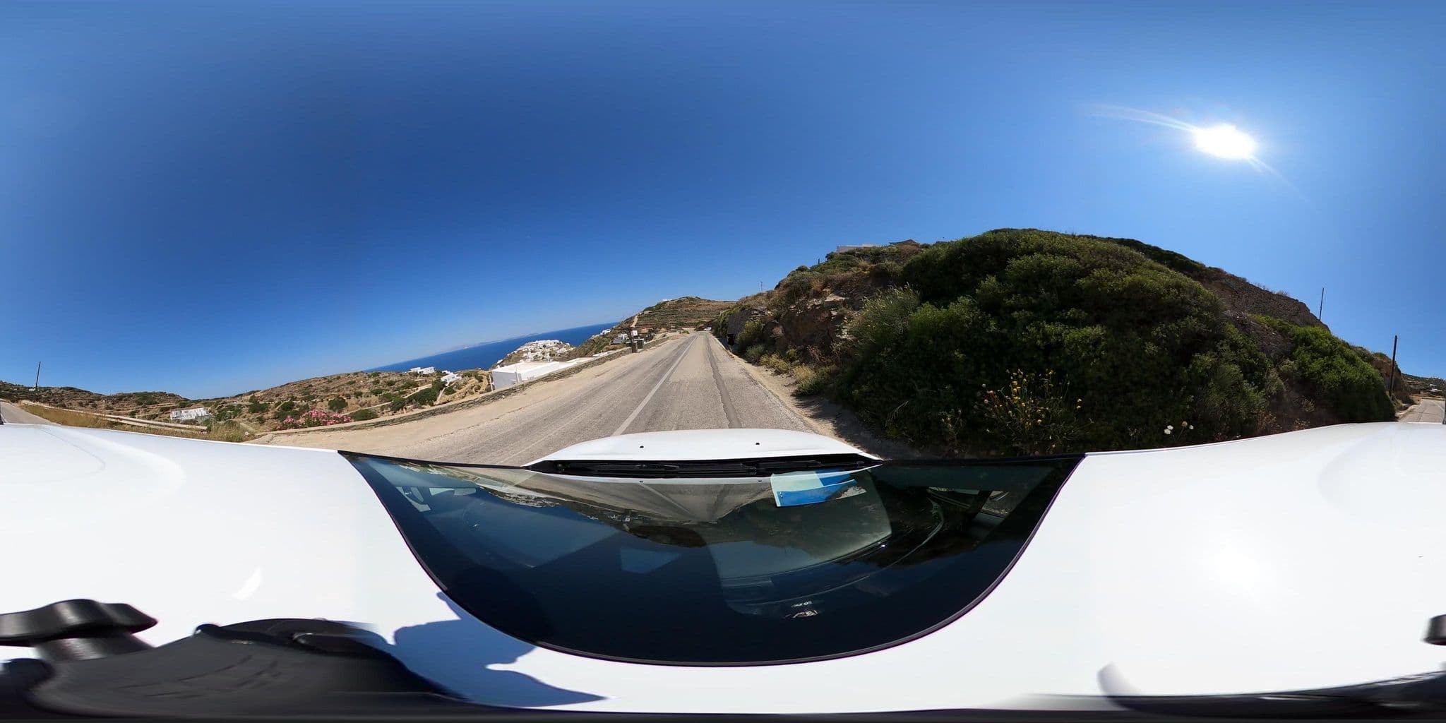 Street view near Ενοικιαζόμενα Δωμάτια: Το Μαρώ, Adámas — © katagrafes (CC BY-SA · Mapillary)