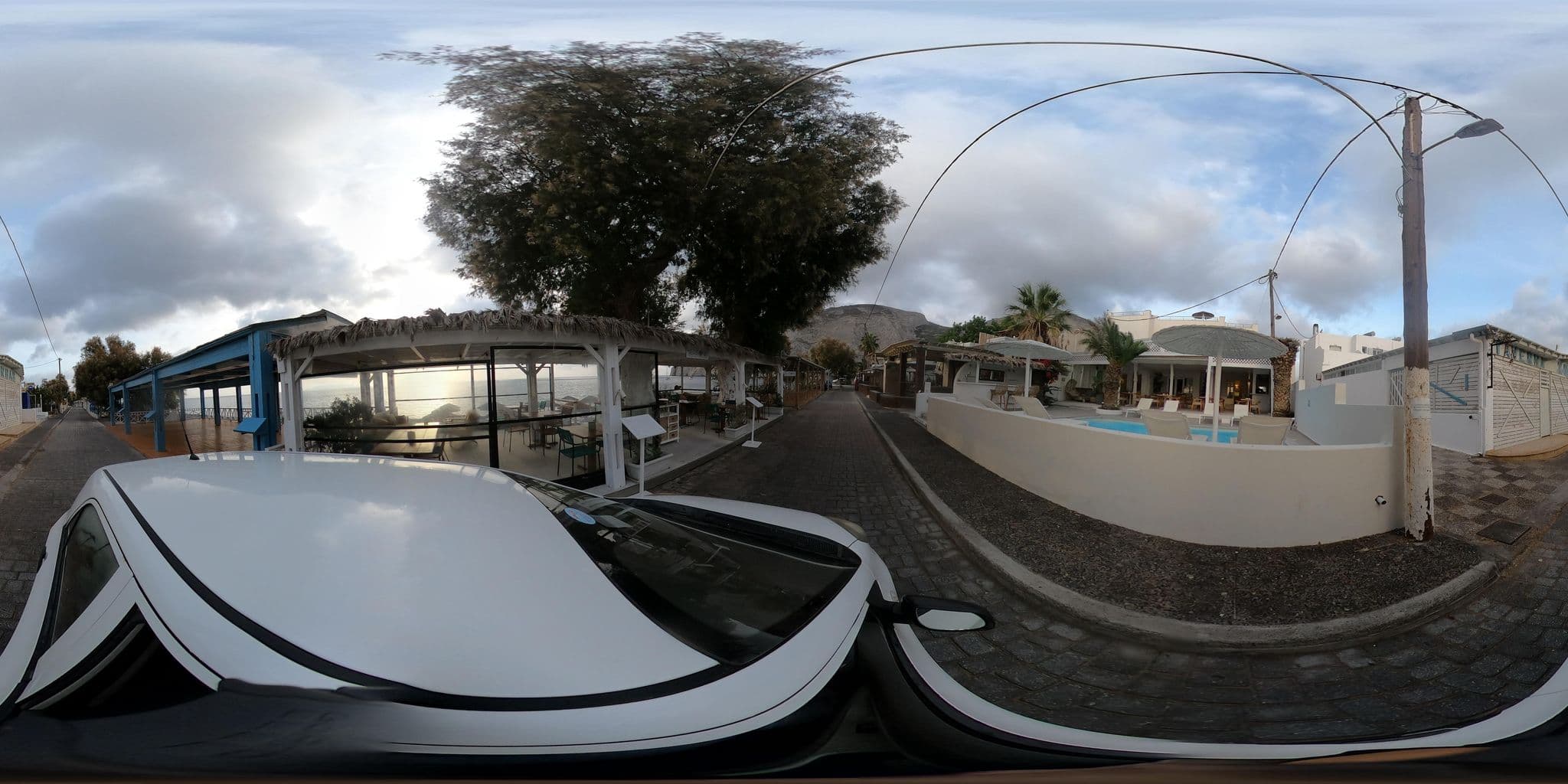 Street view near Hotel Oxygen Seaside, Emporeío — © efikour (CC BY-SA · Mapillary)