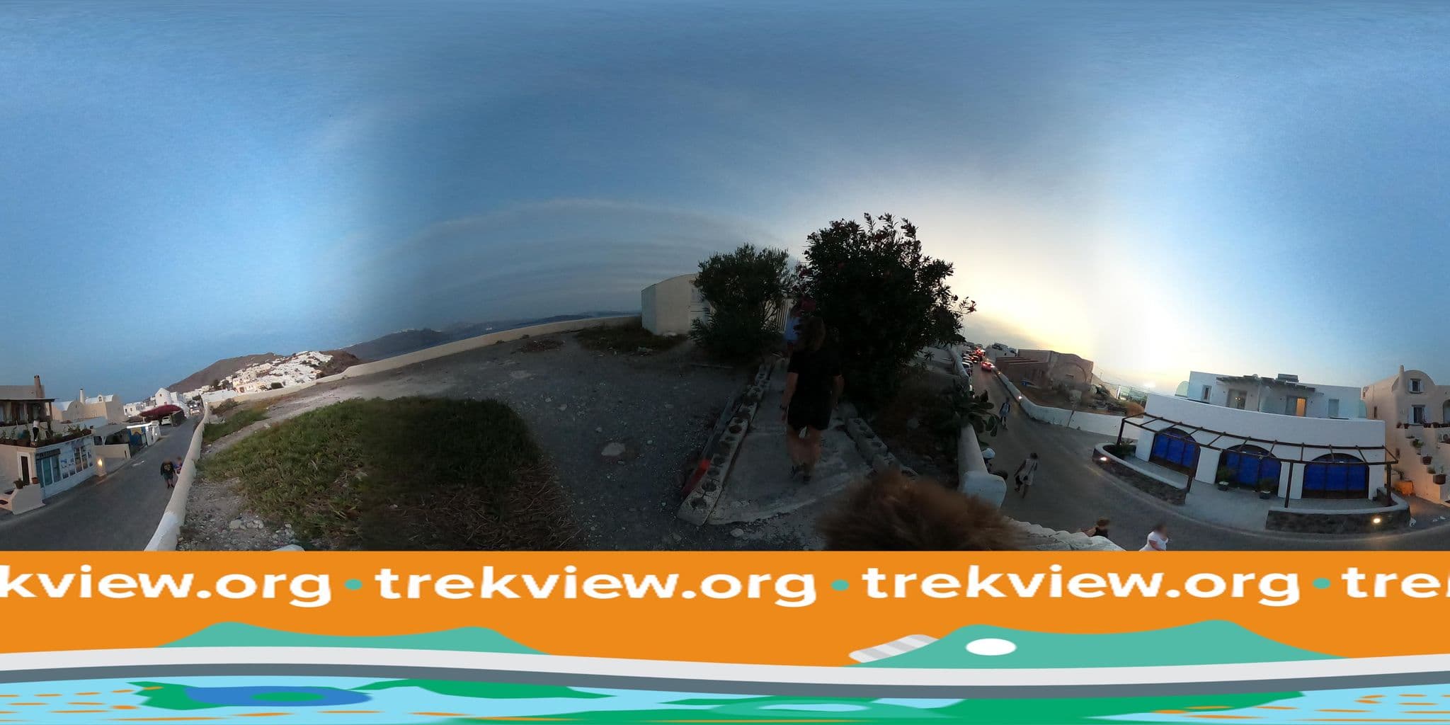 Street view near Elitoz Suites, Oía — © trekviewed (CC BY-SA · Mapillary)
