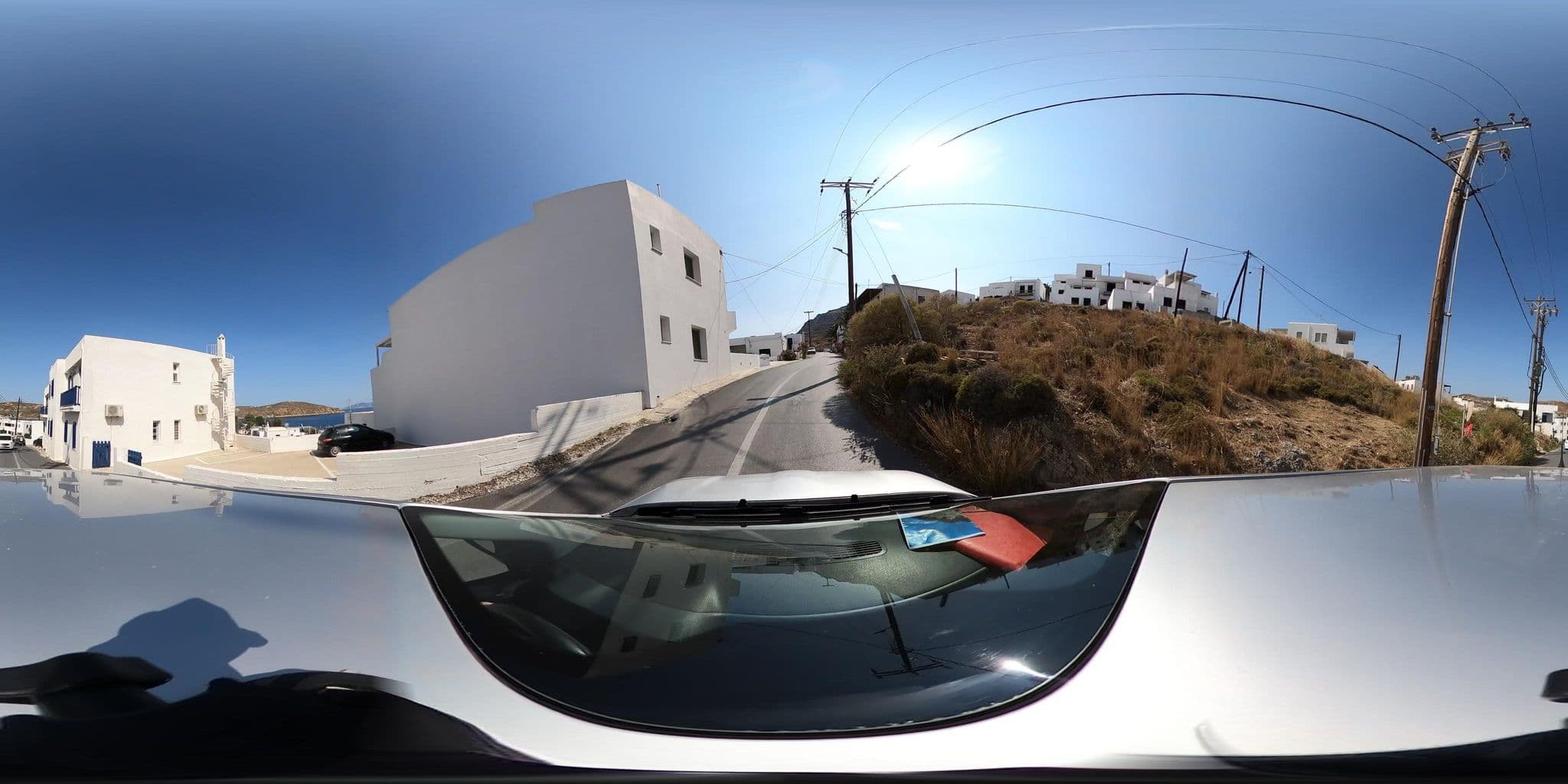 Street view near Hotel Nostos, Adámas — © katagrafes (CC BY-SA · Mapillary)
