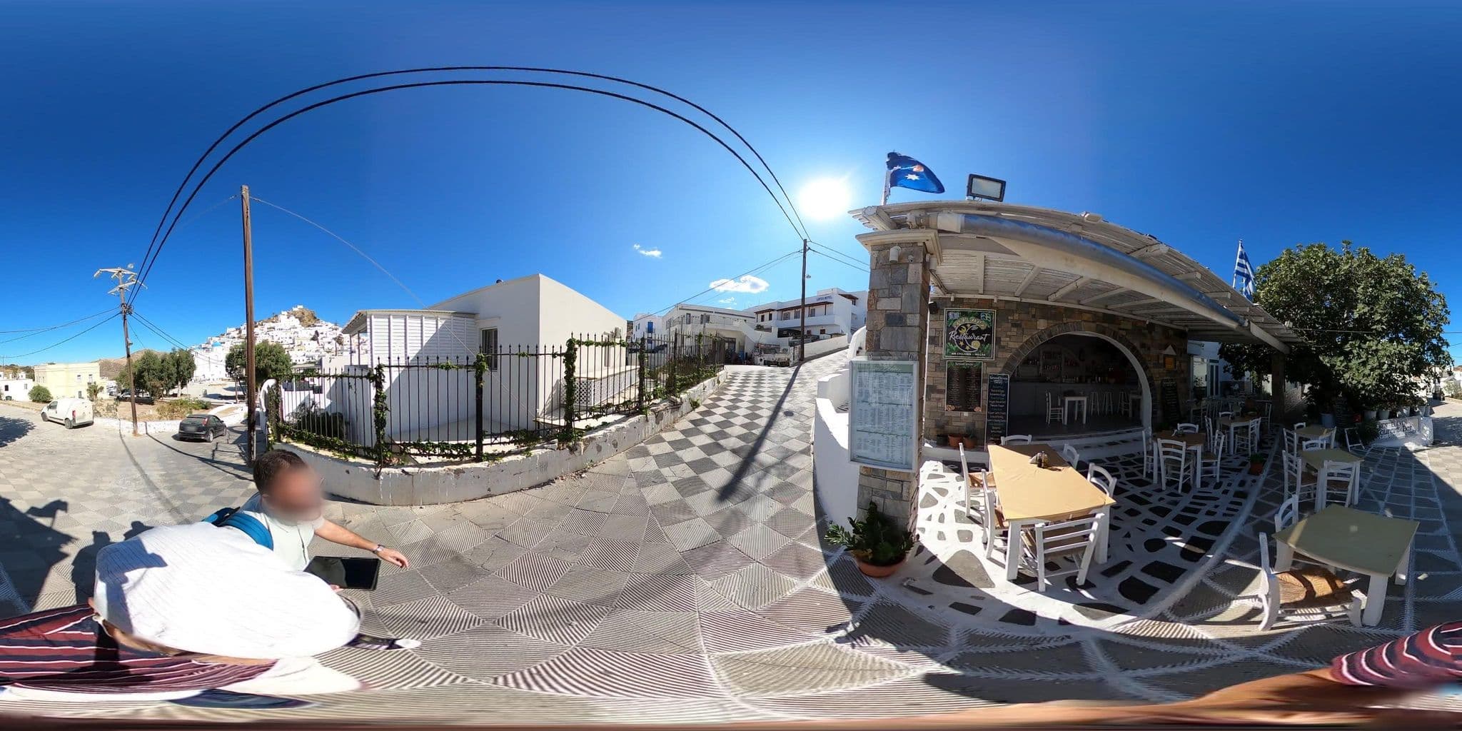 Street view near Artemis Rooms, Íos — © supco_survey (CC BY-SA · Mapillary)