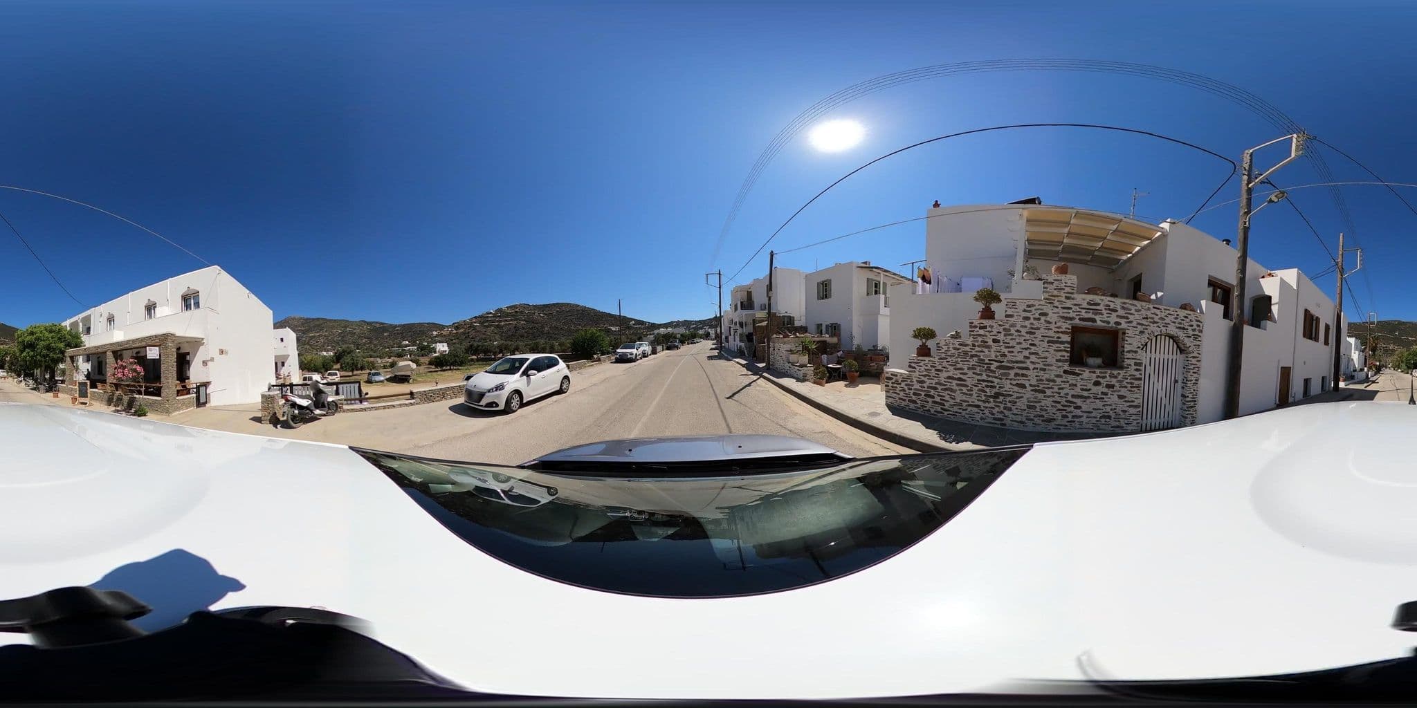 Street view near Pension Akrogiali, Adámas — © katagrafes (CC BY-SA · Mapillary)