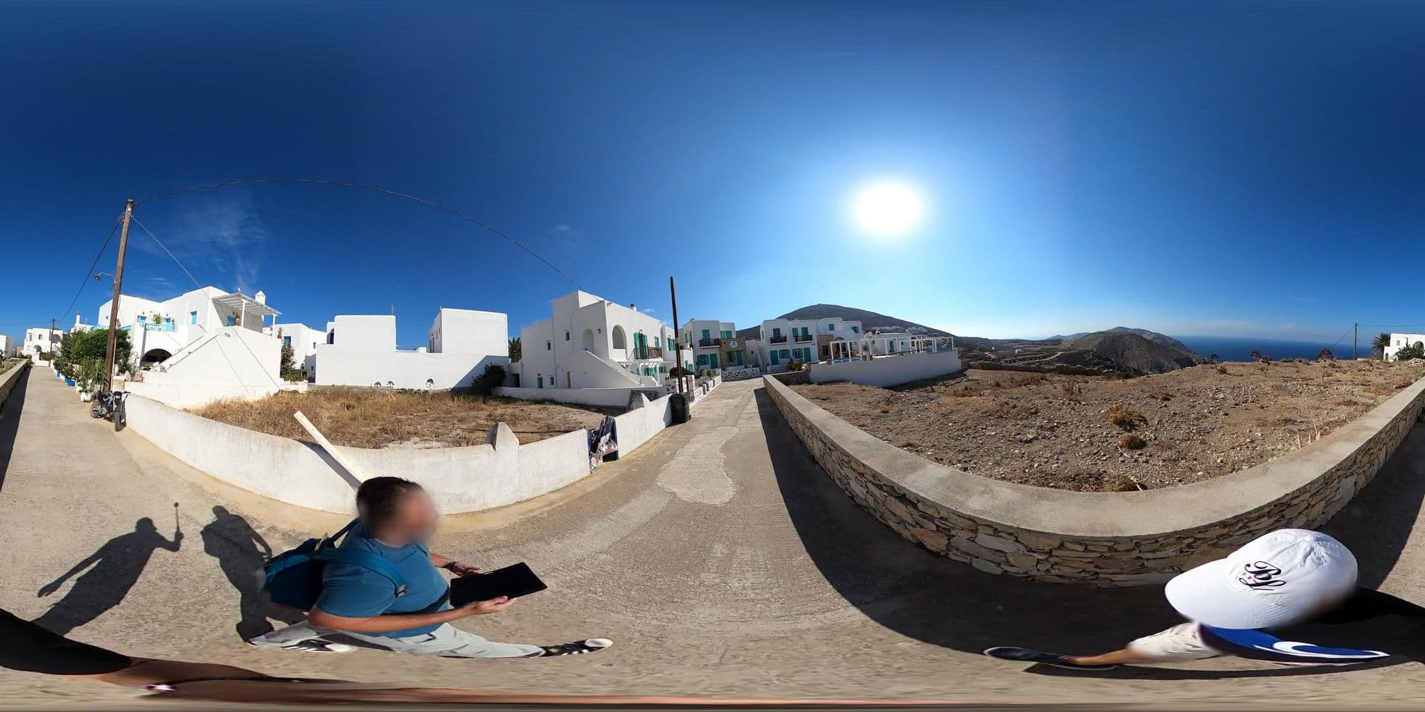 Street view near Odysseus Hotel Folegandros, Íos — © supco_survey (CC BY-SA · Mapillary)