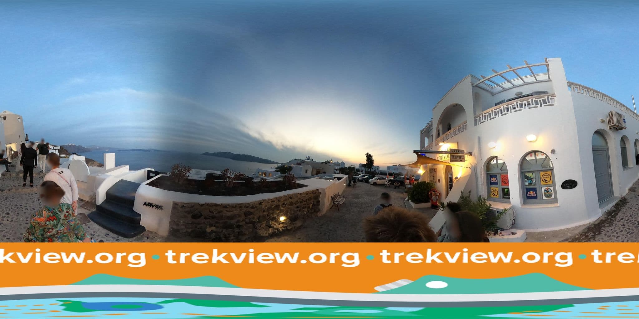 Street view near Pool at Anemomilos Hotel, Oía — © trekviewed (CC BY-SA · Mapillary)