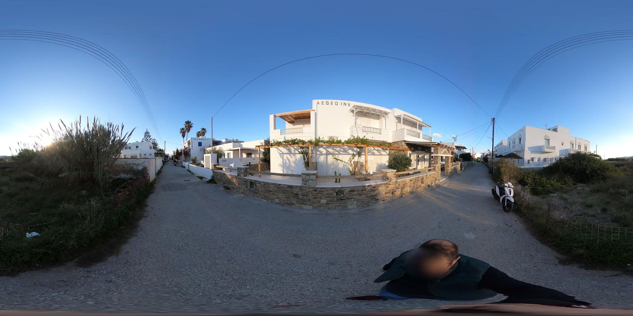 Street view near Hotel Begleri, Páros — © RoikosSA (CC BY-SA · Mapillary)