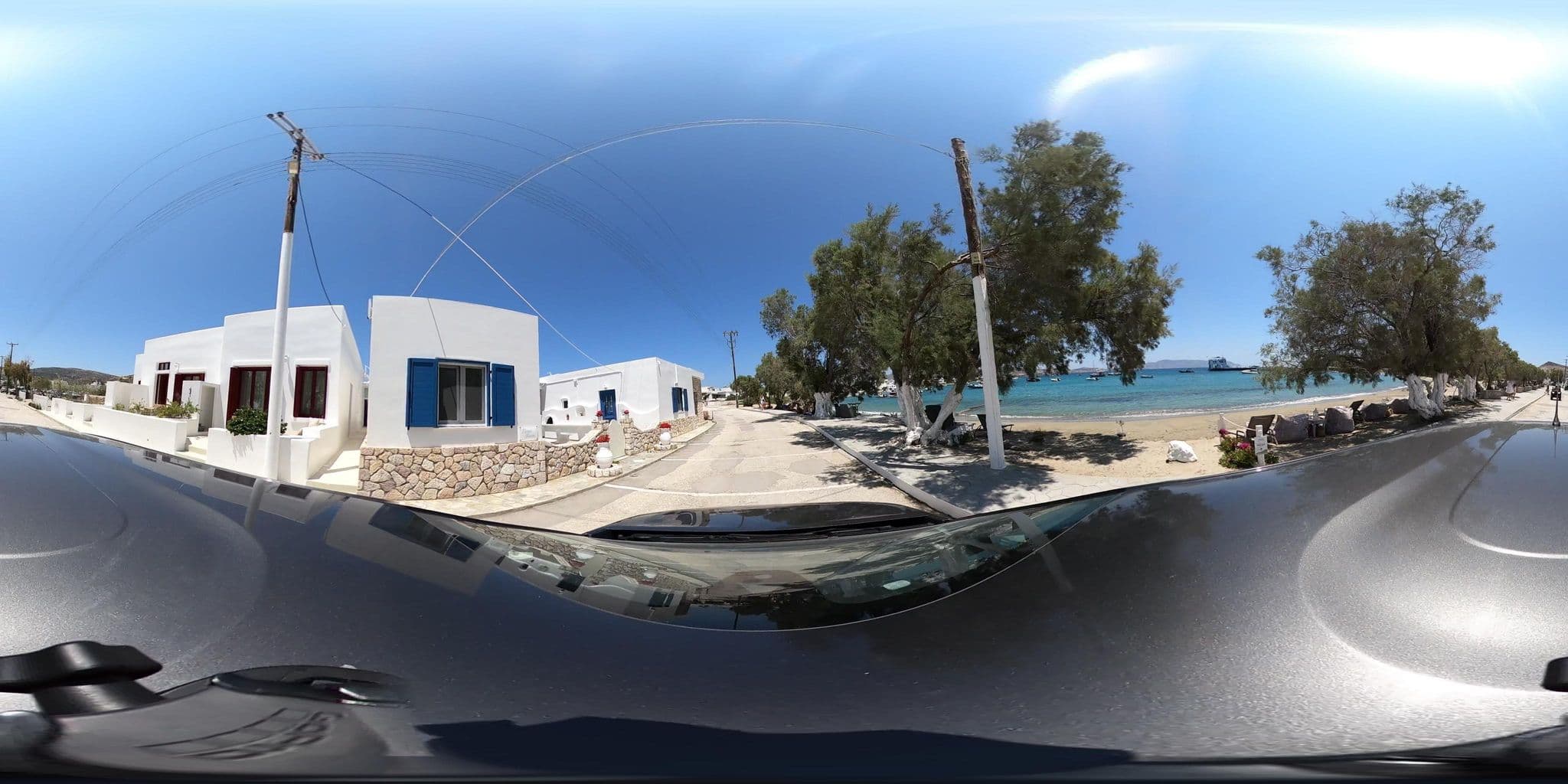 Street view near Unique Milos Suites, Adámas — © katagrafes (CC BY-SA · Mapillary)