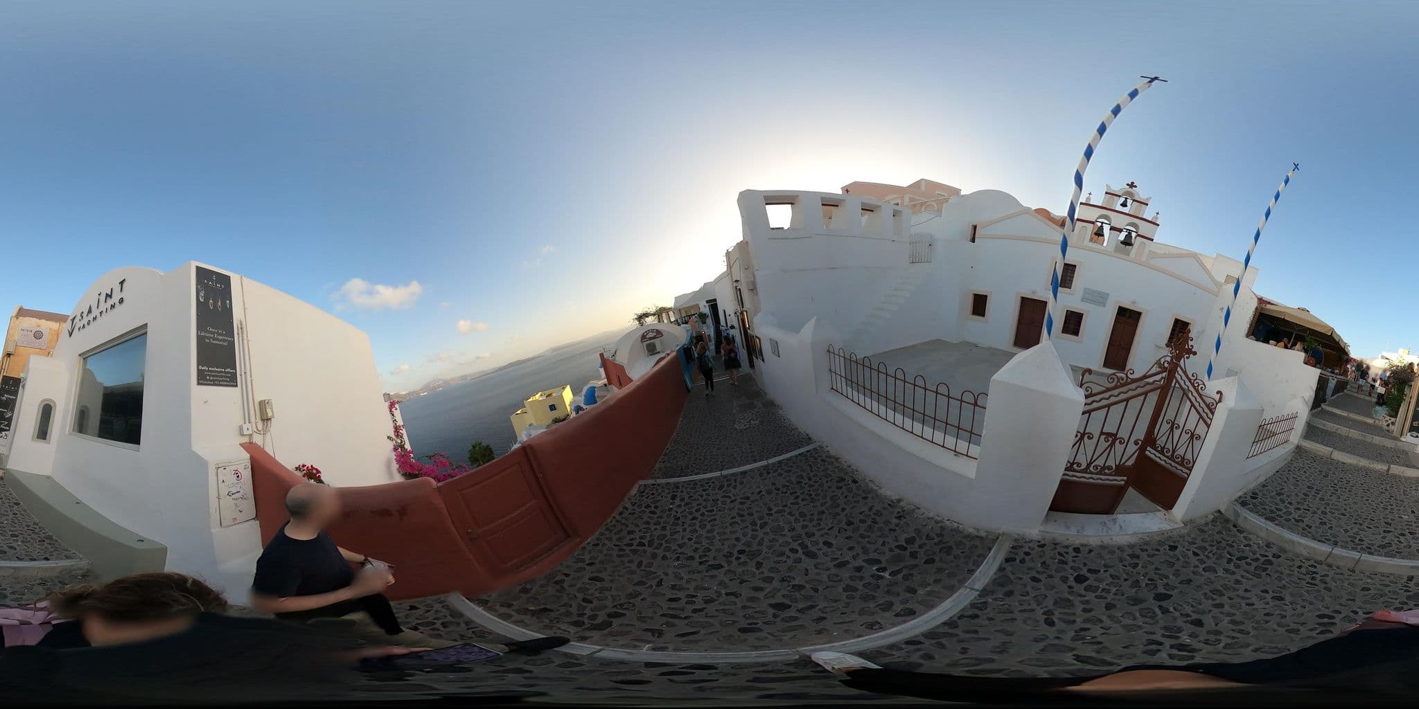 Street view near Old Oia Houses, Oía — © efikour (CC BY-SA · Mapillary)