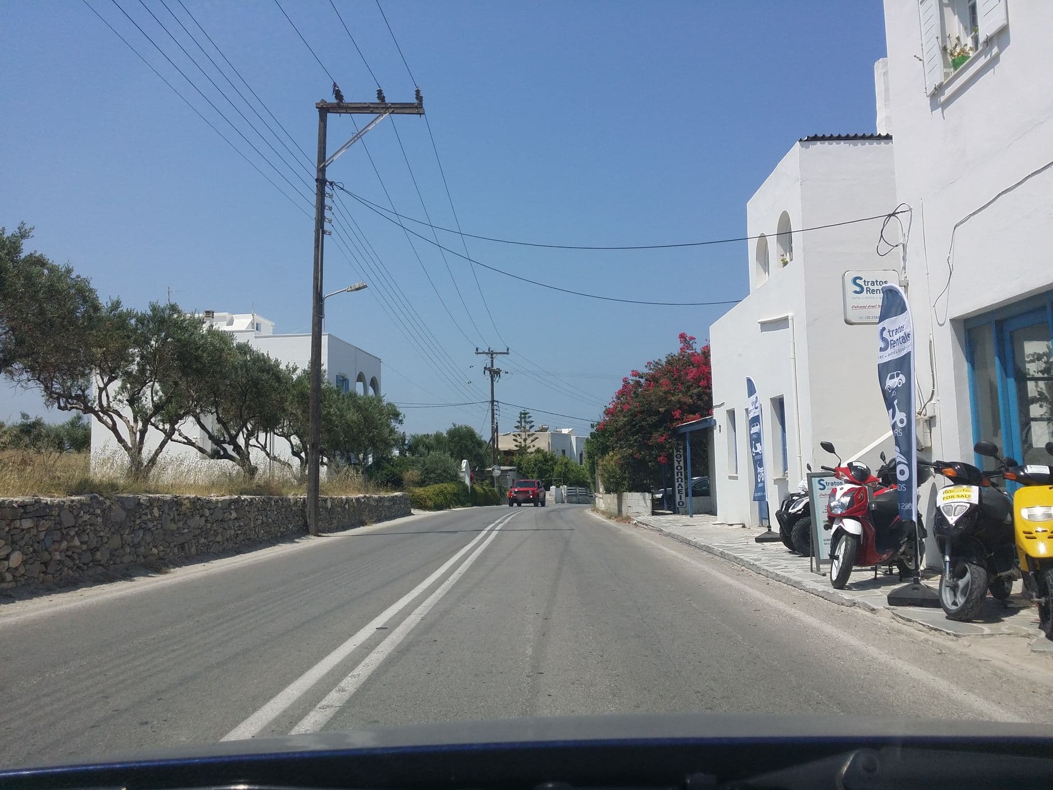 Street view near Panorama Hotel Paros, Páros — © pppetros (CC BY-SA · Mapillary)