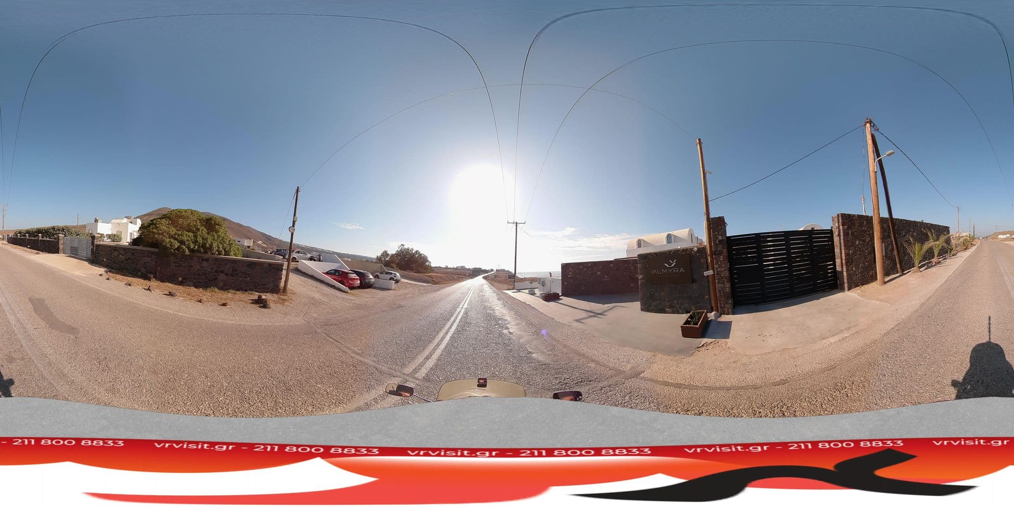 Street view near Almyra Apartments & Studios, Oía — © VRvisit (CC BY-SA · Mapillary)
