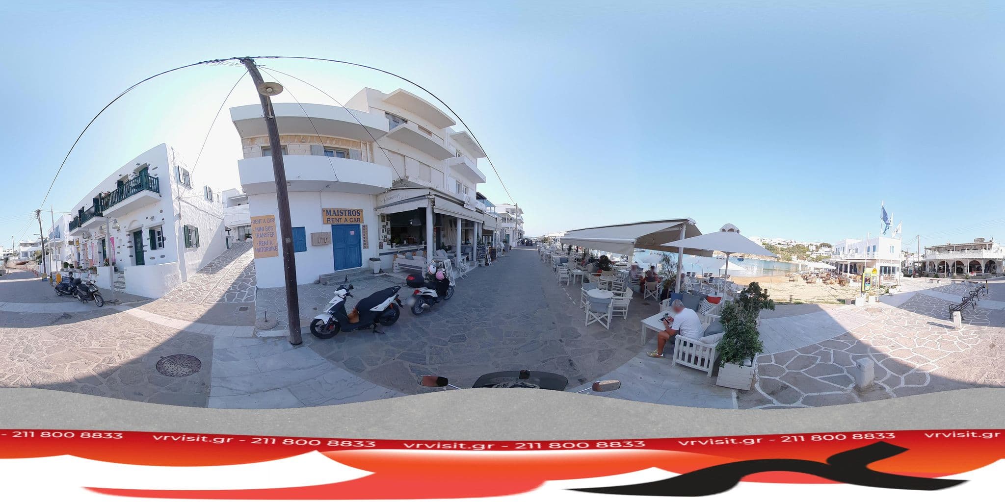 Street view near Anna S Rooms & Apartments, Páros — © VRvisit (CC BY-SA · Mapillary)