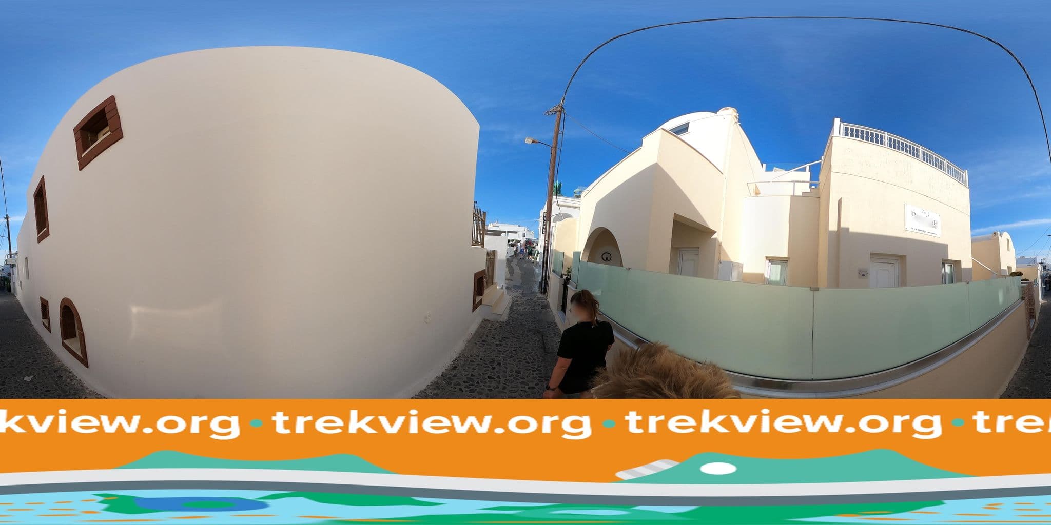 Street view near Mirabo Luxury Villas, Firá — © trekviewed (CC BY-SA · Mapillary)