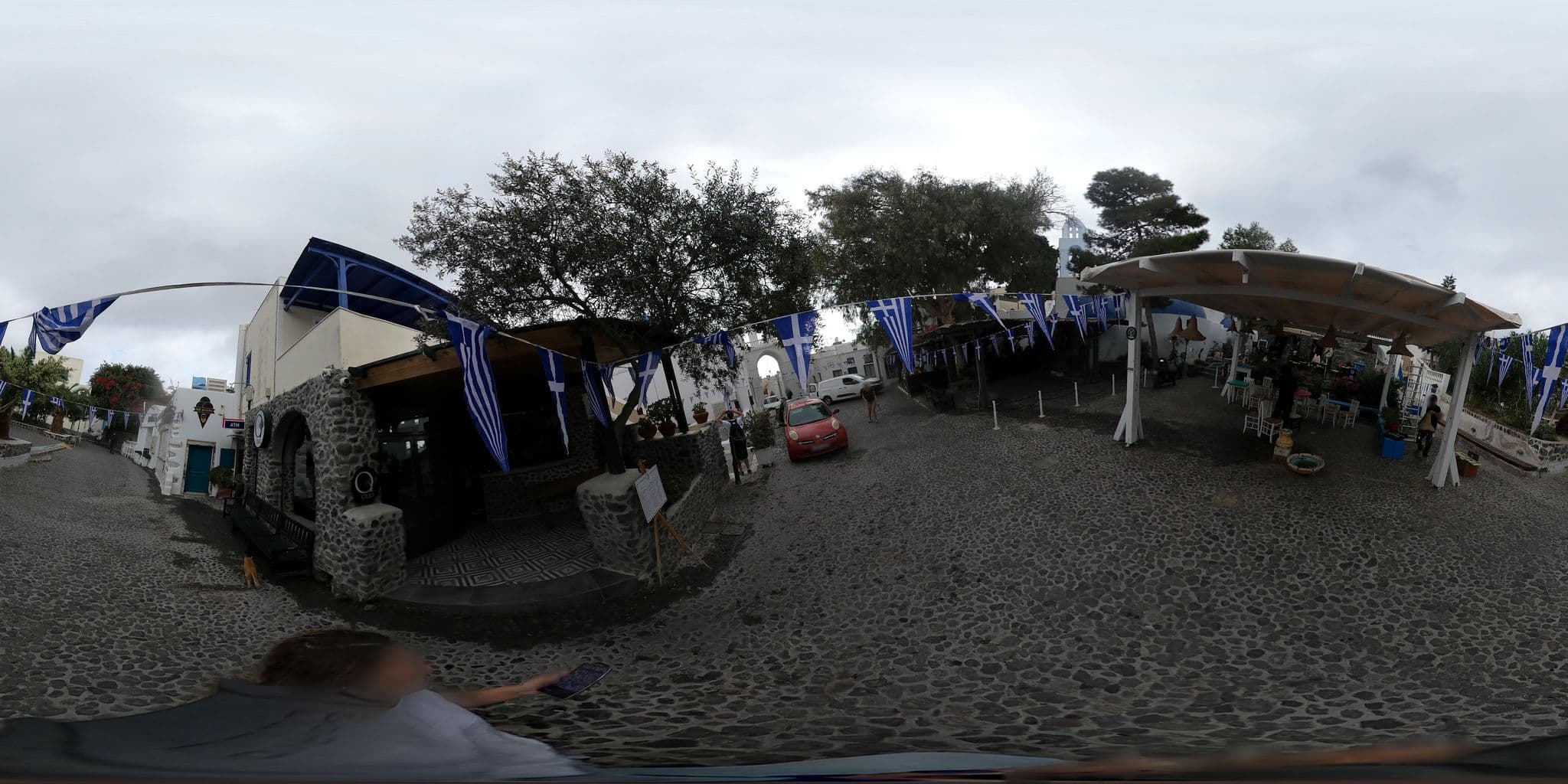 Street view near Villas & Mansions of Santorini, Emporeío — © efikour (CC BY-SA · Mapillary)