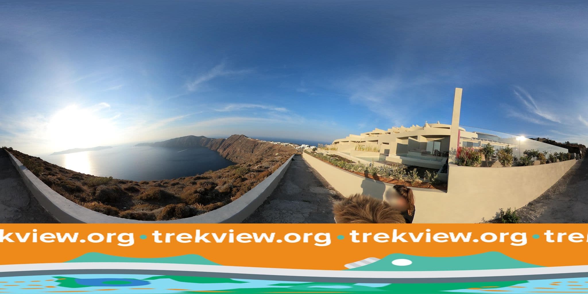 Street view near Andronis Concept Wellness Resort, Firá — © trekviewed (CC BY-SA · Mapillary)
