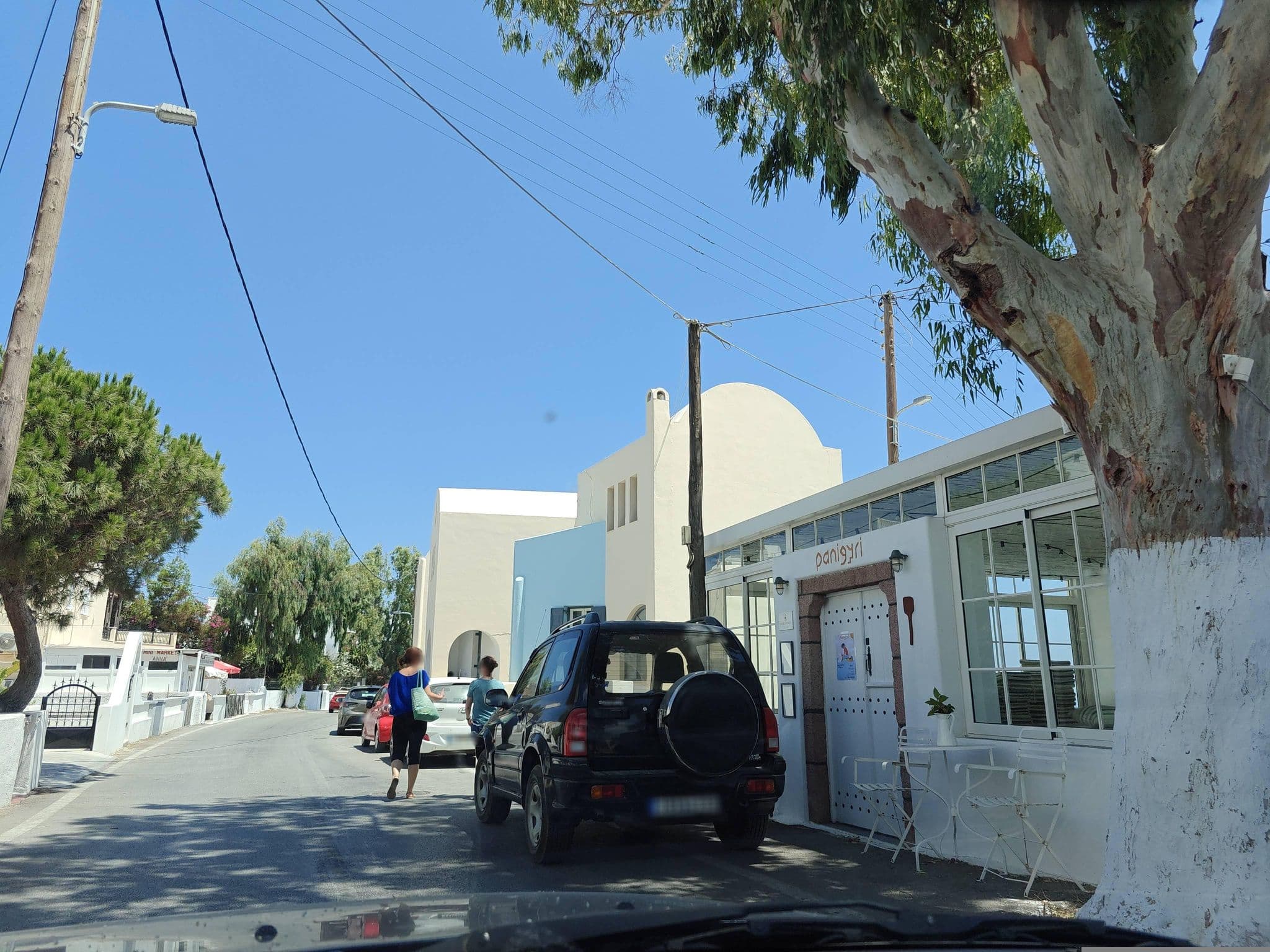 Street view near Calderimi, Firá — © grkpete (CC BY-SA · Mapillary)