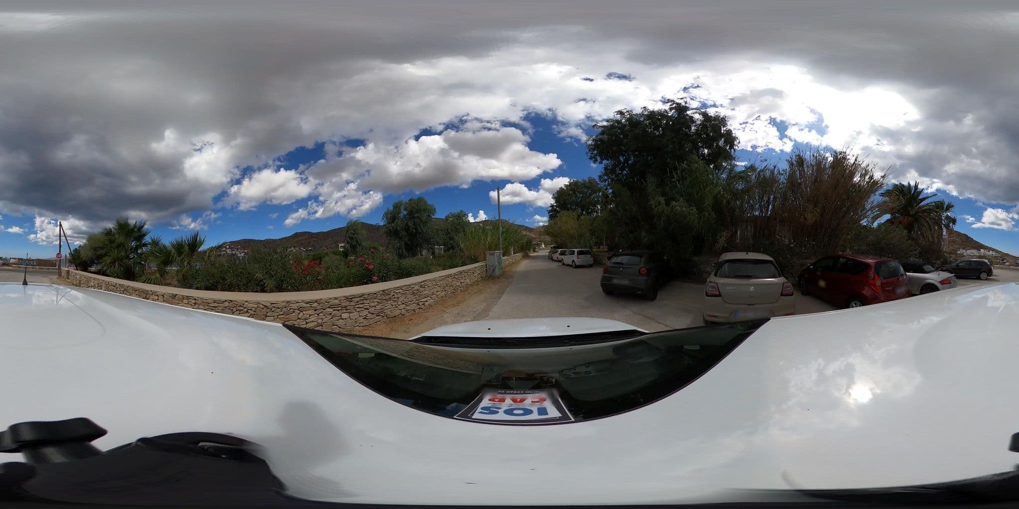 Street view near Far Out Village Hotel Ios, Íos — © supco_survey (CC BY-SA · Mapillary)