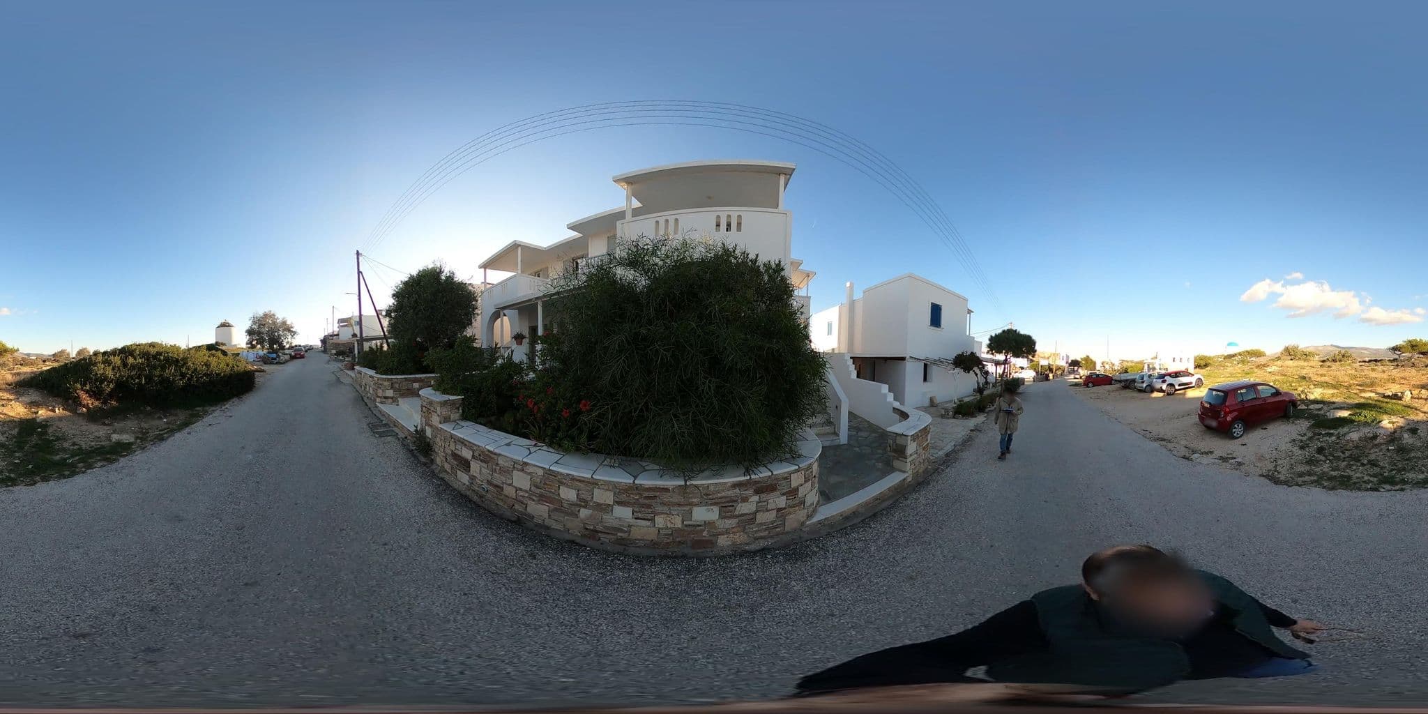 Street view near Marianos apartments, Páros — © RoikosSA (CC BY-SA · Mapillary)