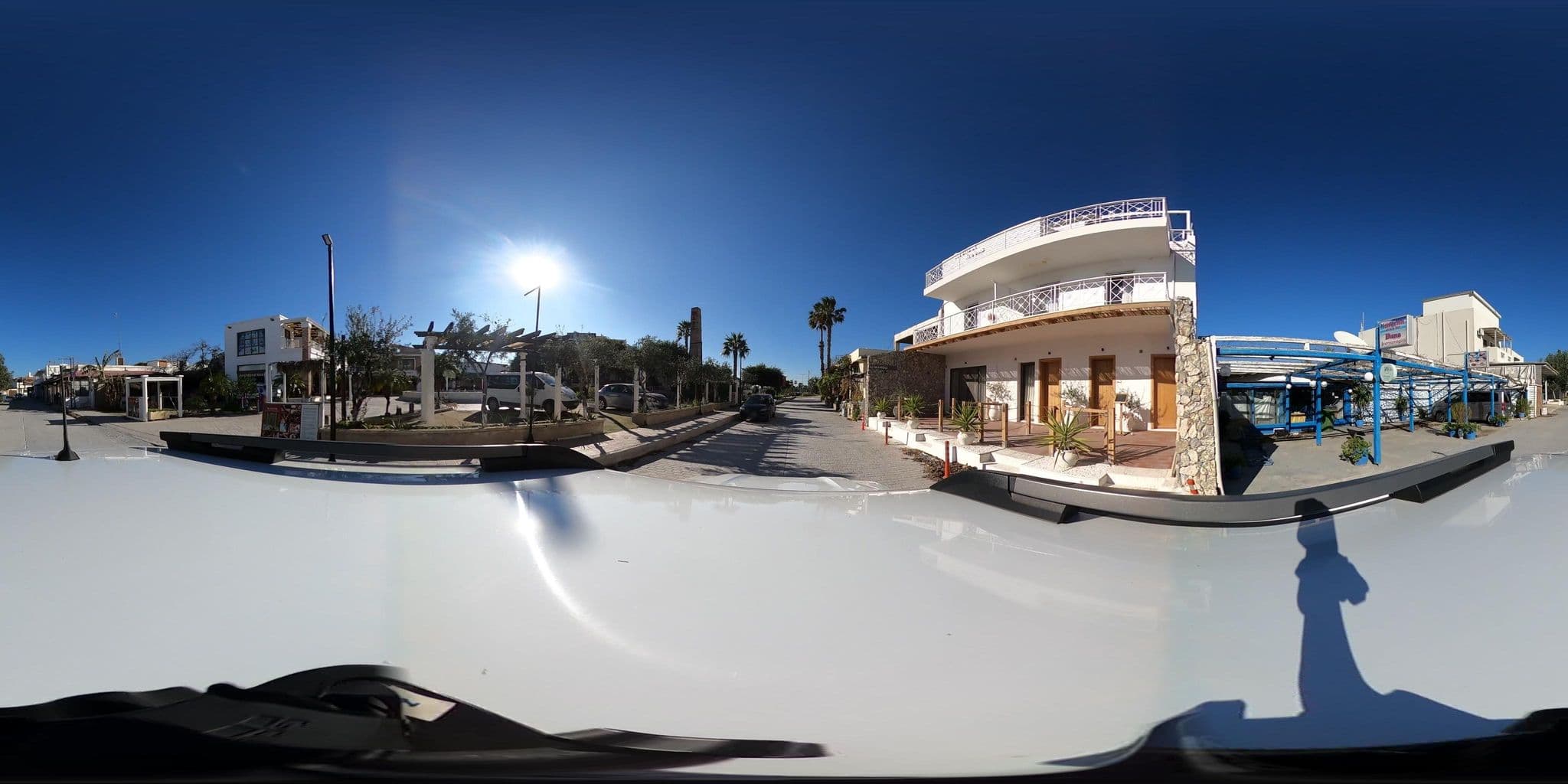 Street view near Irina Beach Hotel - Γουμπιοσ Α Νικολαοσ, Zipári — © RoikosSA (CC BY-SA · Mapillary)