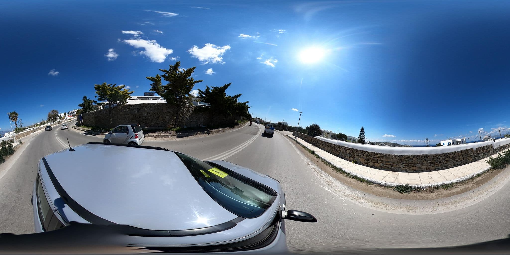 Street view near Geranium Residence, Mykonos — © efikour (CC BY-SA · Mapillary)
