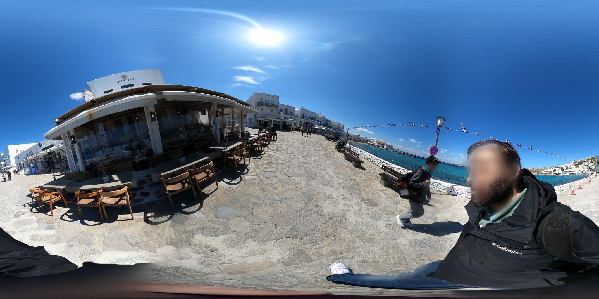 Street view near Villa Francesca Mykonos, Mykonos — © efikour (CC BY-SA · Mapillary)
