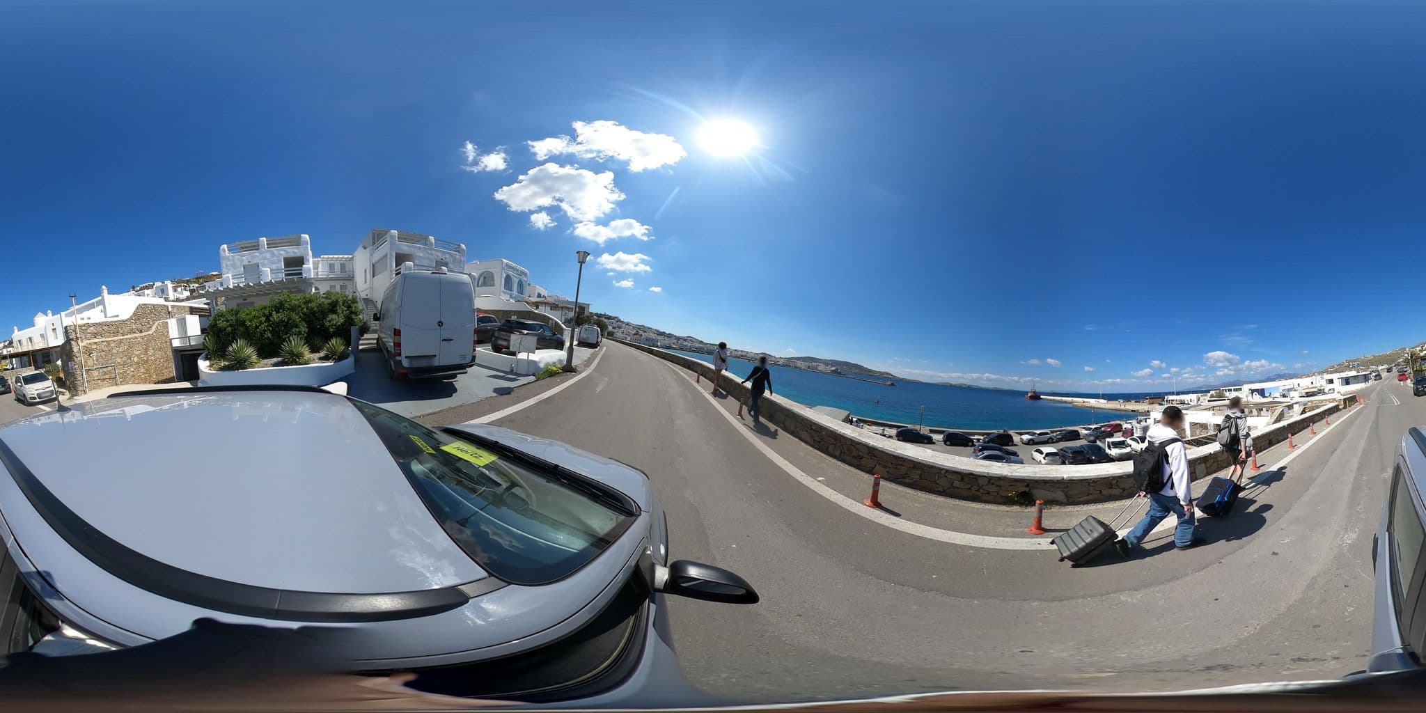 Street view near Harmony Hotel, Mykonos — © efikour (CC BY-SA · Mapillary)