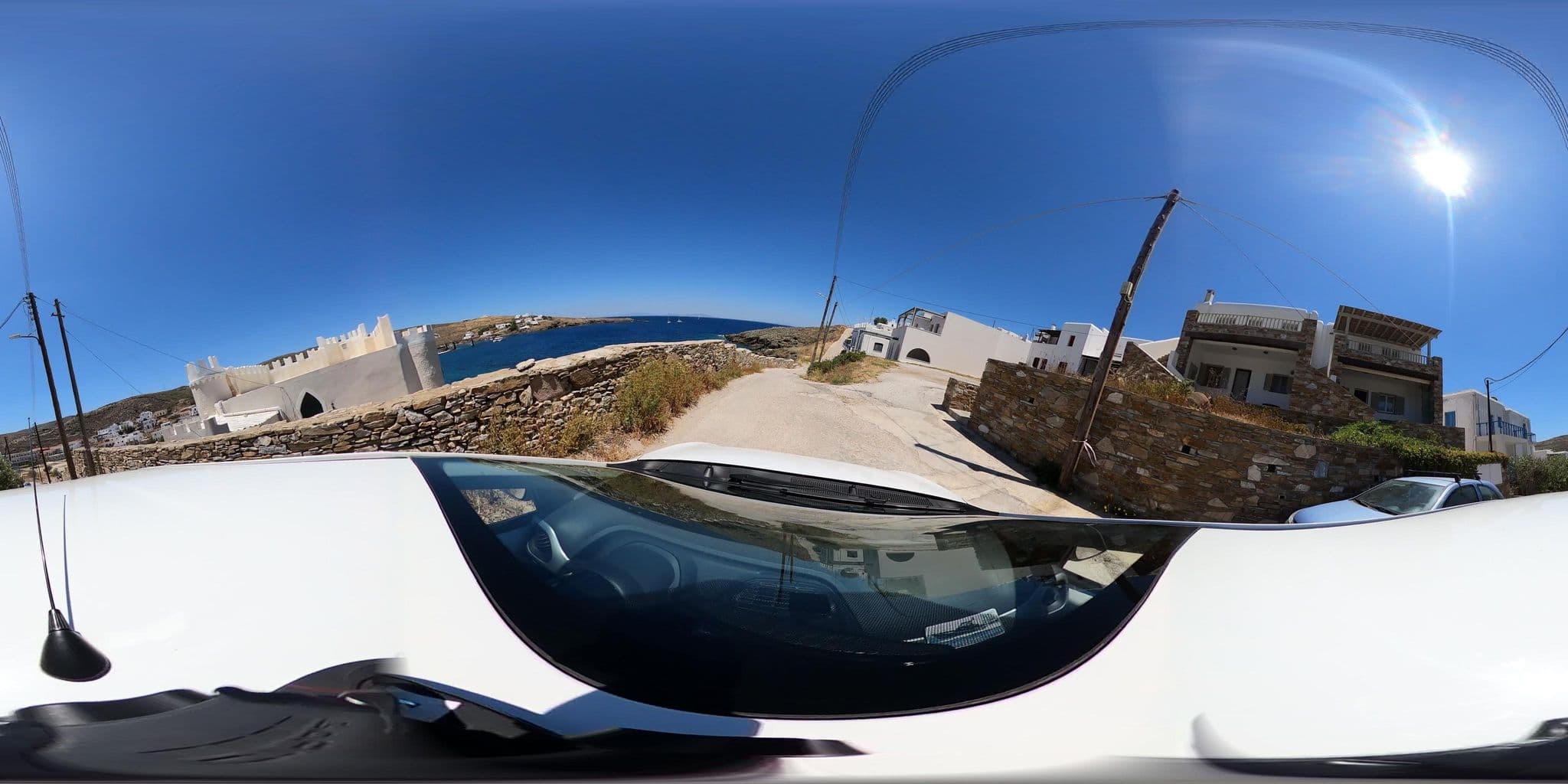 Street view near Kinali Rooms, Lávrio — © katagrafes (CC BY-SA · Mapillary)