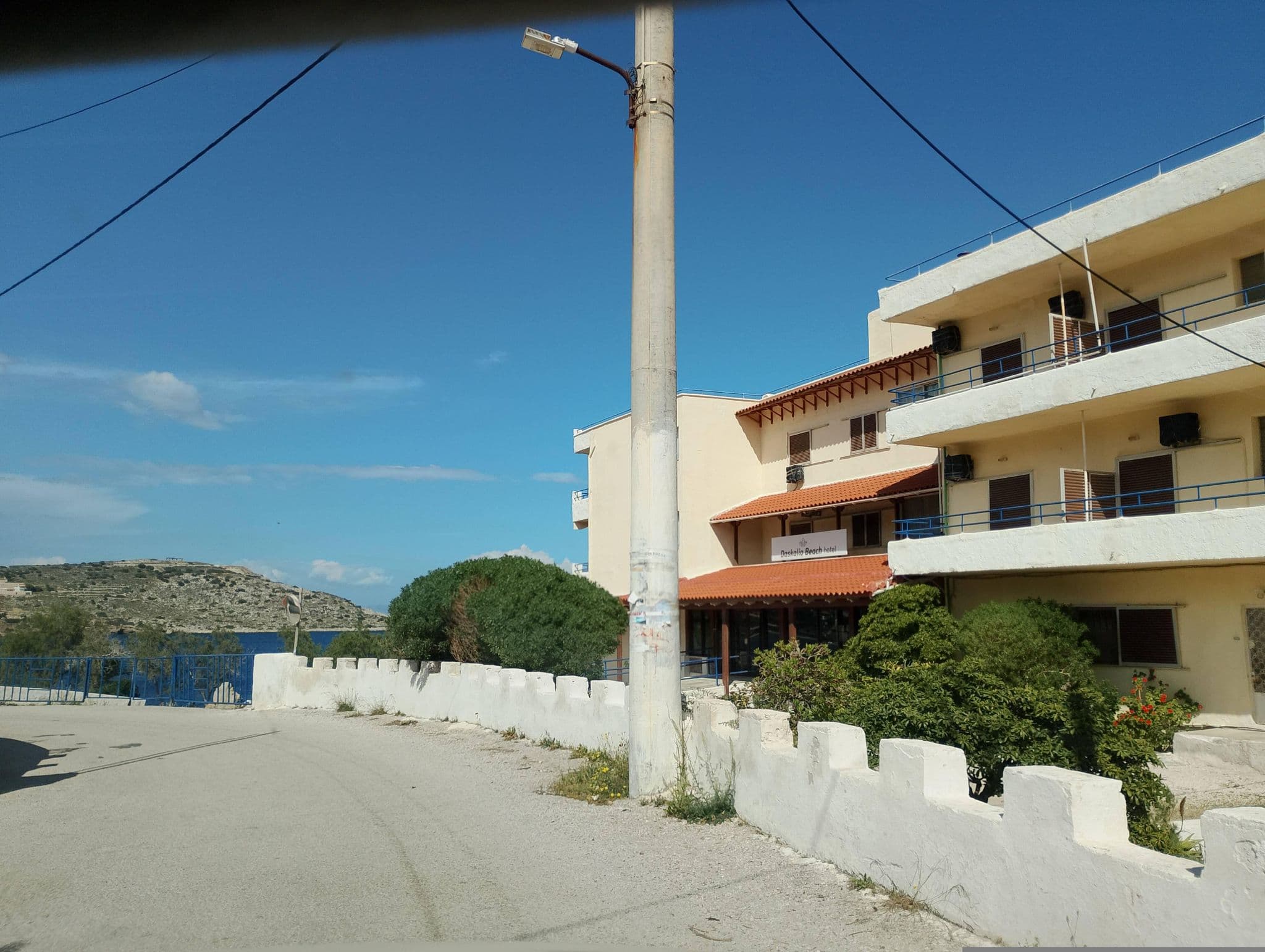 Street view near Daskalio Beach Hotel, Keratéa — © George_210 (CC BY-SA · Mapillary)