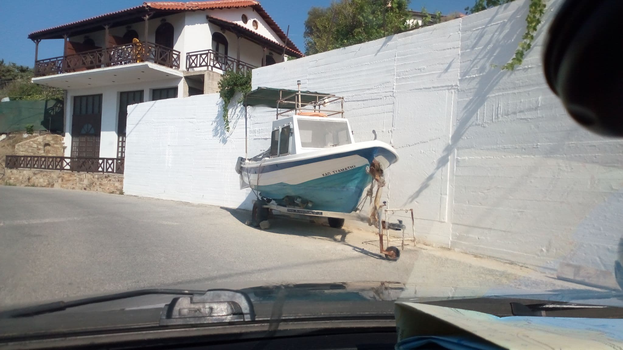 Street view near Anemi Appartments, Agios Kirykos — © vaspag (CC BY-SA · Mapillary)