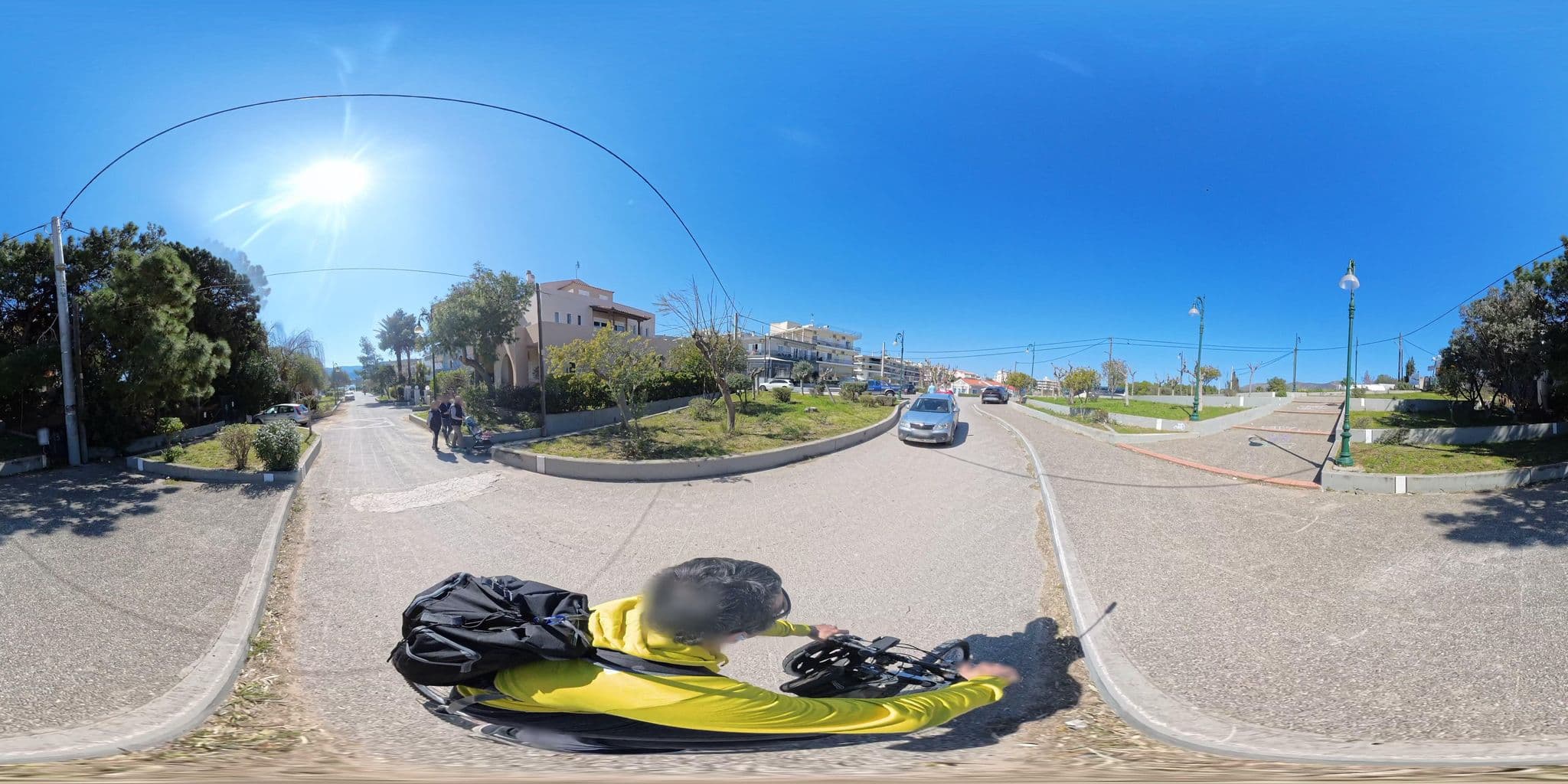 Street view near Νικολάκη (Ενοικιαζόμενα Δωμάτια), Limín Mesoyaías — © NickGar (CC BY-SA · Mapillary)
