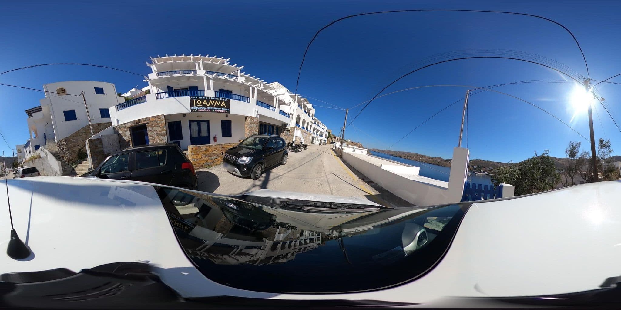 Street view near Ioannas rooms, Lávrio — © katagrafes (CC BY-SA · Mapillary)