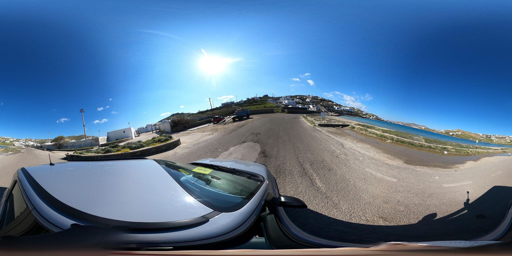 Street view near Mykonos Waves Beach House & Suites, Ornós — © efikour (CC BY-SA · Mapillary)