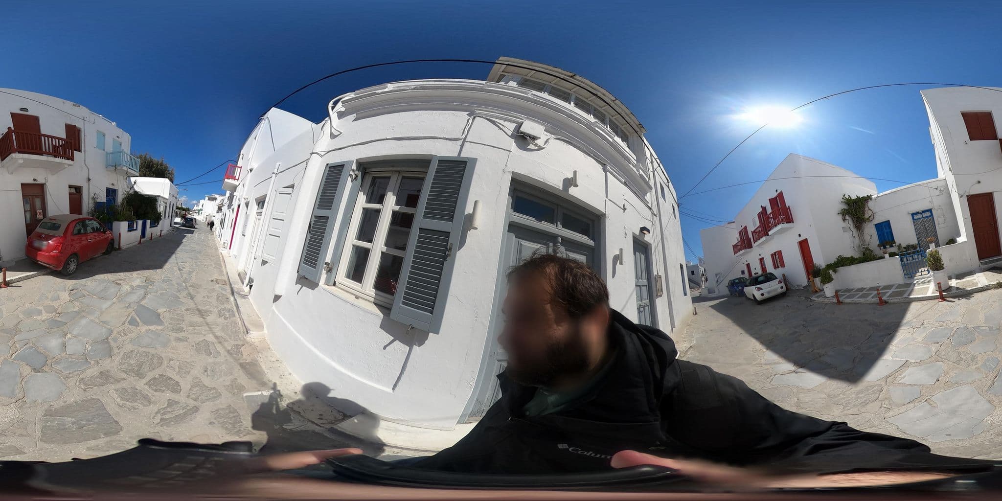 Street view near Starlight, Mykonos — © efikour (CC BY-SA · Mapillary)