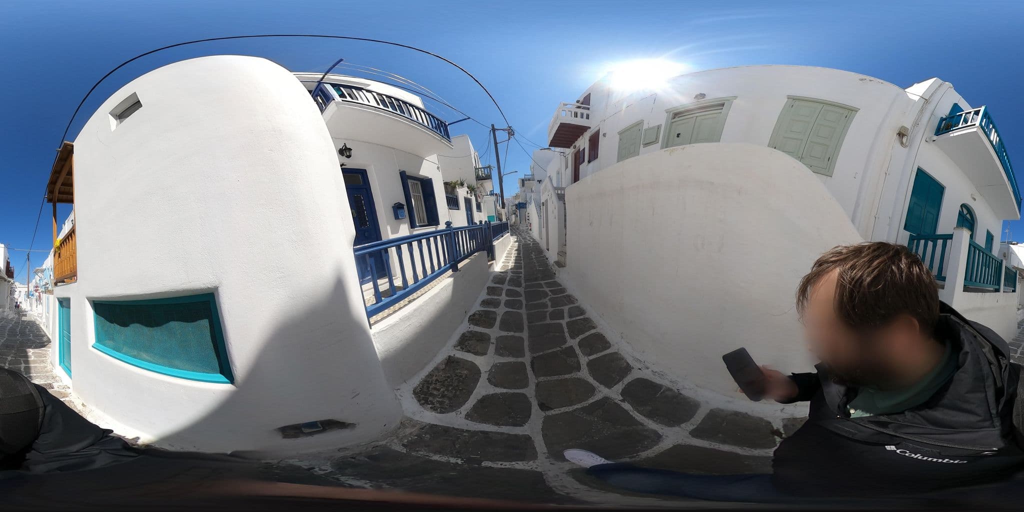Street view near Amore Mykonos Downtown Studios, Mykonos — © efikour (CC BY-SA · Mapillary)