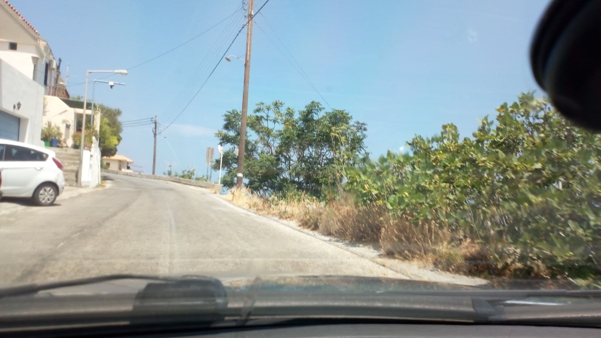 Street view near Hotel Kerame, Agios Kirykos — © vaspag (CC BY-SA · Mapillary)
