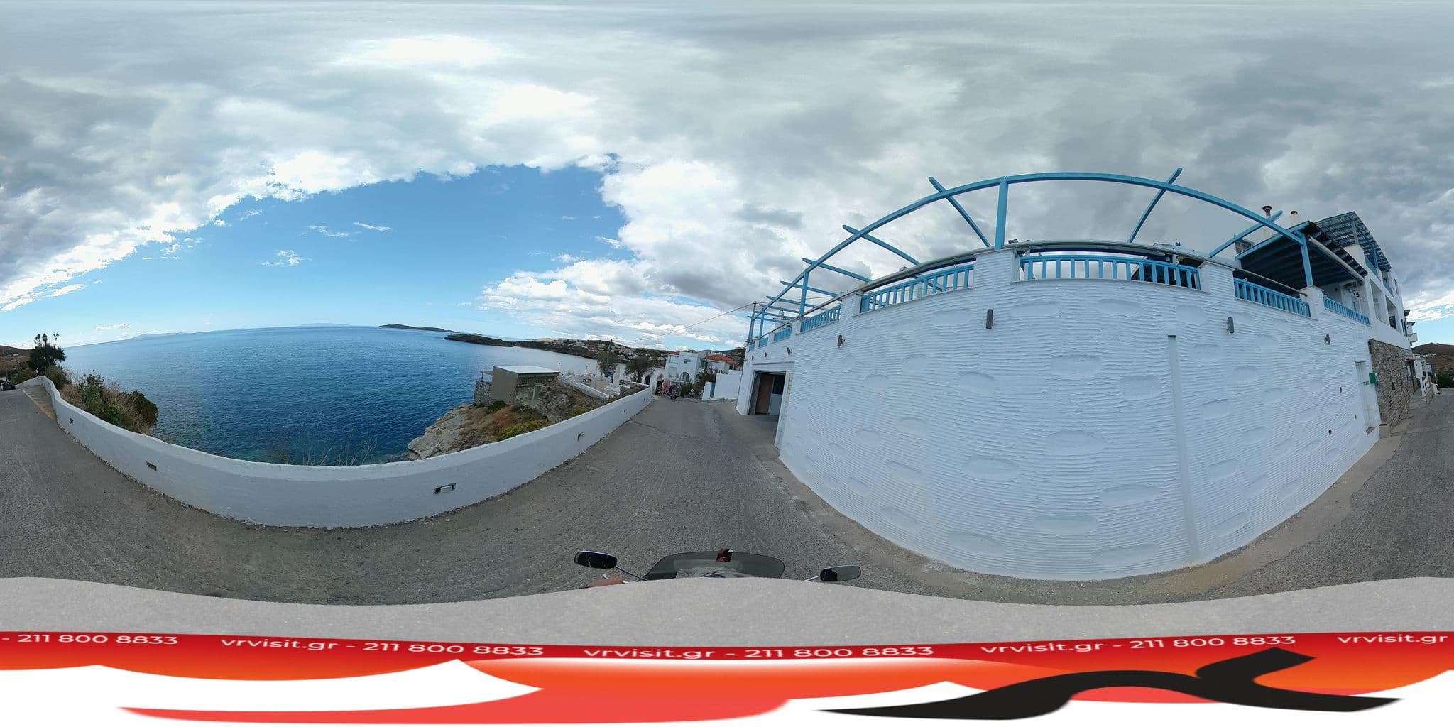 Street view near Sunset Studios, Batsíon — © VRvisit (CC BY-SA · Mapillary)
