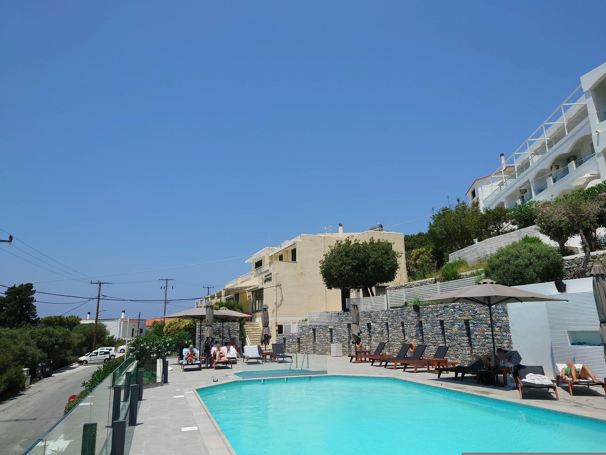 Street view near Hotel Myrini Samos, Samos — © hanzpanzi (CC BY-SA · Mapillary)